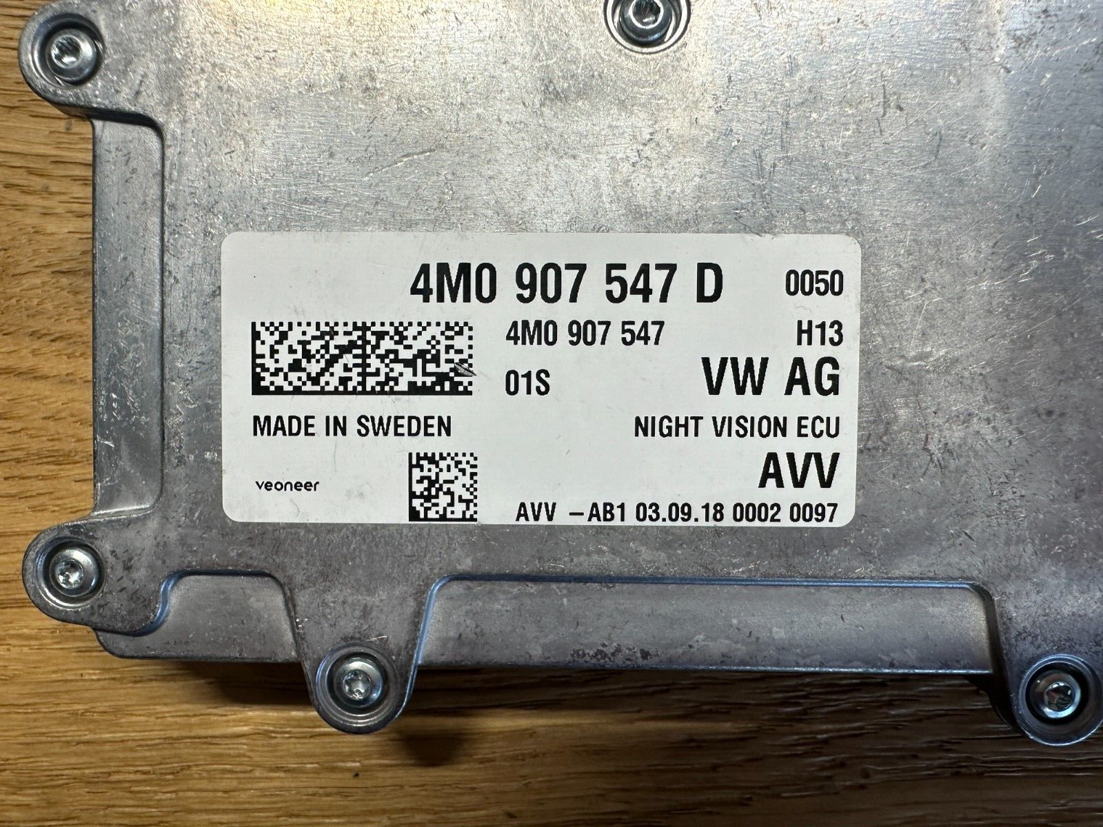 AUDI Q7 4M STEUERGERÄT FÜR NACHTSICHTSYSTEM 4M0907547D NIGHT VISION UNIT - NEW! - Obrázek 3