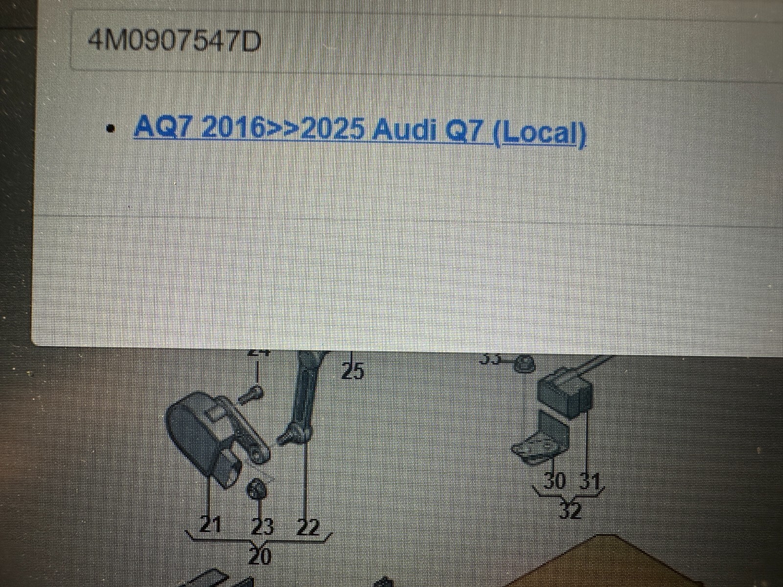 AUDI Q7 4M STEUERGERÄT FÜR NACHTSICHTSYSTEM 4M0907547D NIGHT VISION UNIT - NEW! - Obrázek 8