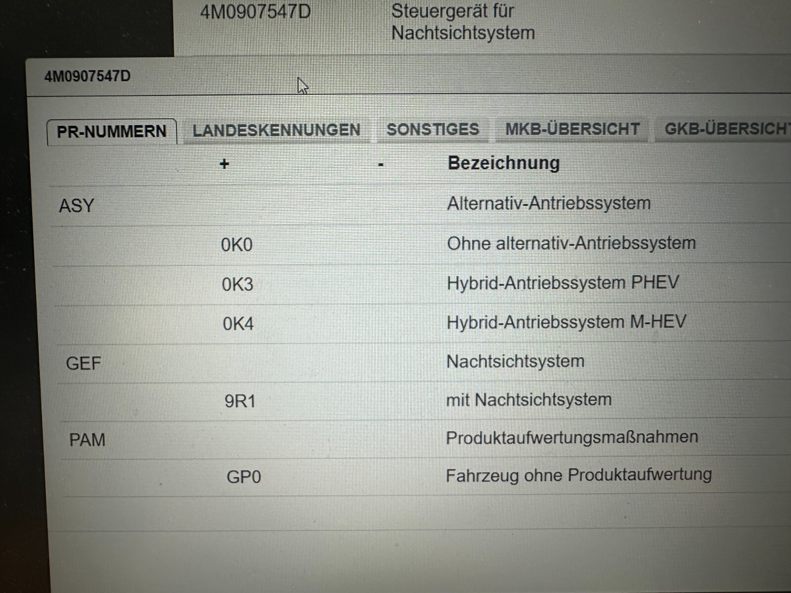 AUDI Q7 4M STEUERGERÄT FÜR NACHTSICHTSYSTEM 4M0907547D NIGHT VISION UNIT - NEW! - Obrázek 10