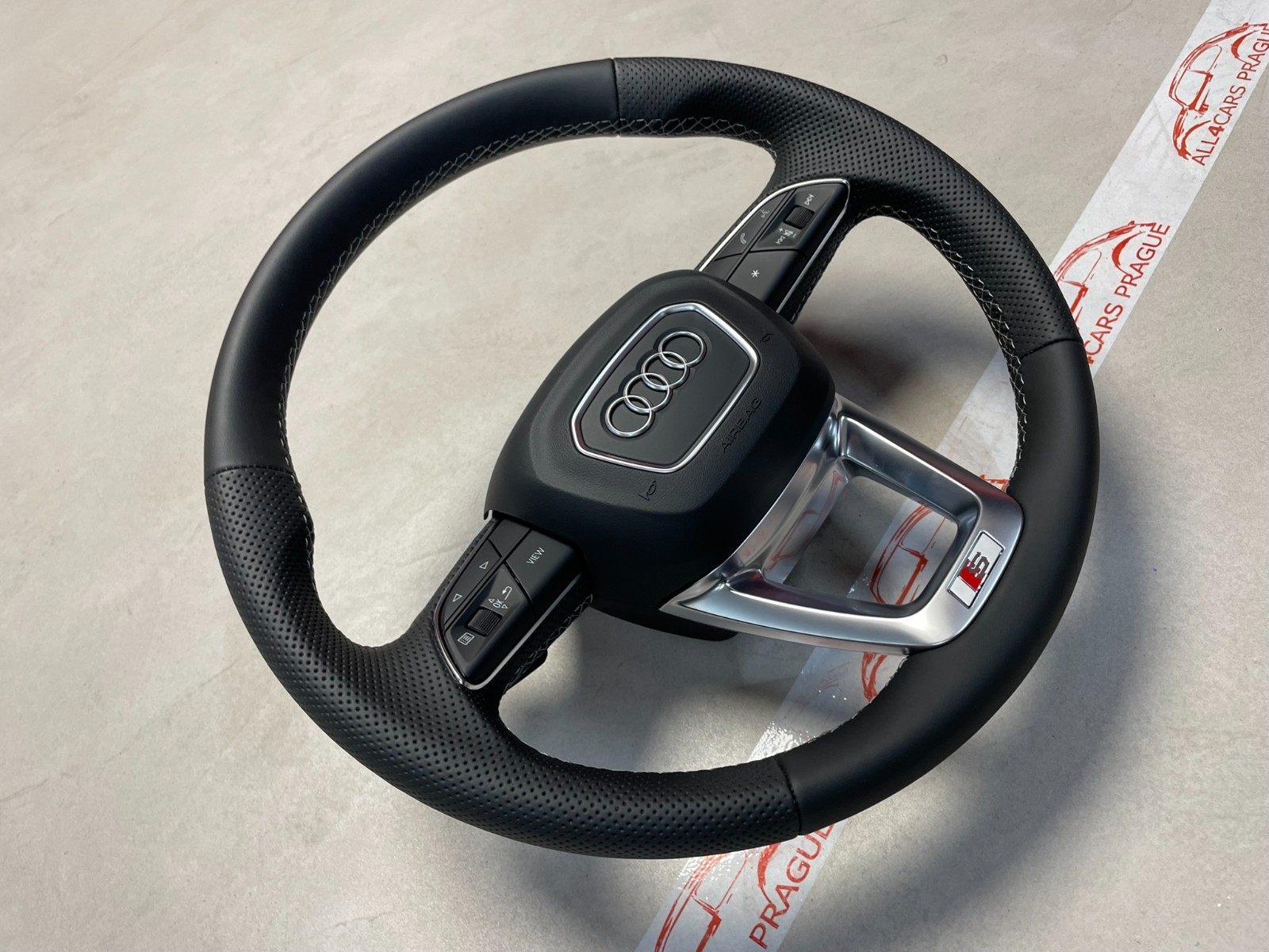 AUDI Q7 Q8 4M LENKRAD SPORT S BEHEIZT GELOCHT KAPAZITÄTS 4M8419091Q ORIG. NEU ! - Obrázek 14