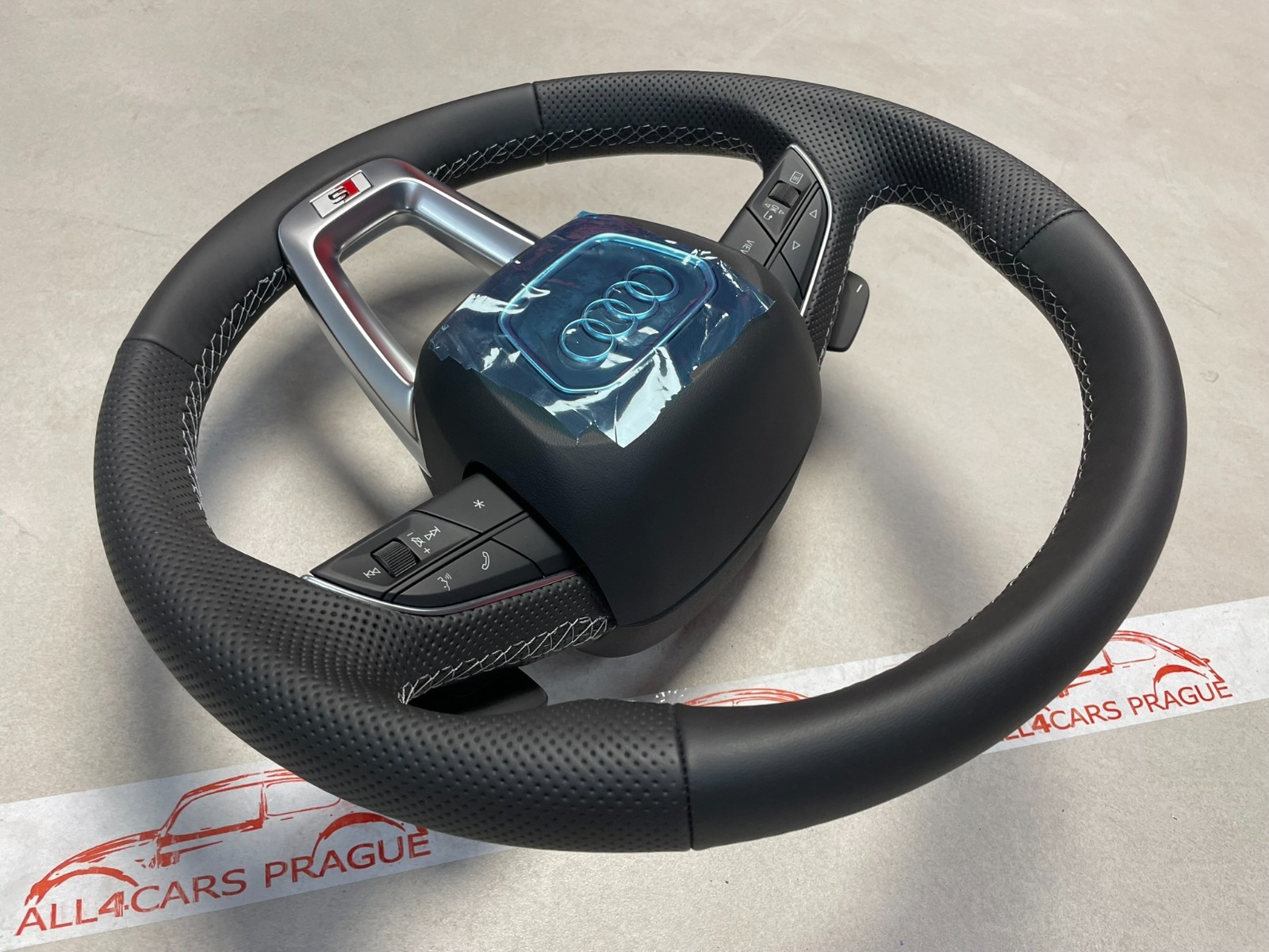 AUDI Q7 Q8 4M LENKRAD SPORT S BEHEIZT GELOCHT KAPAZITÄTS 4M8419091Q ORIG. NEU ! - Obrázek 17