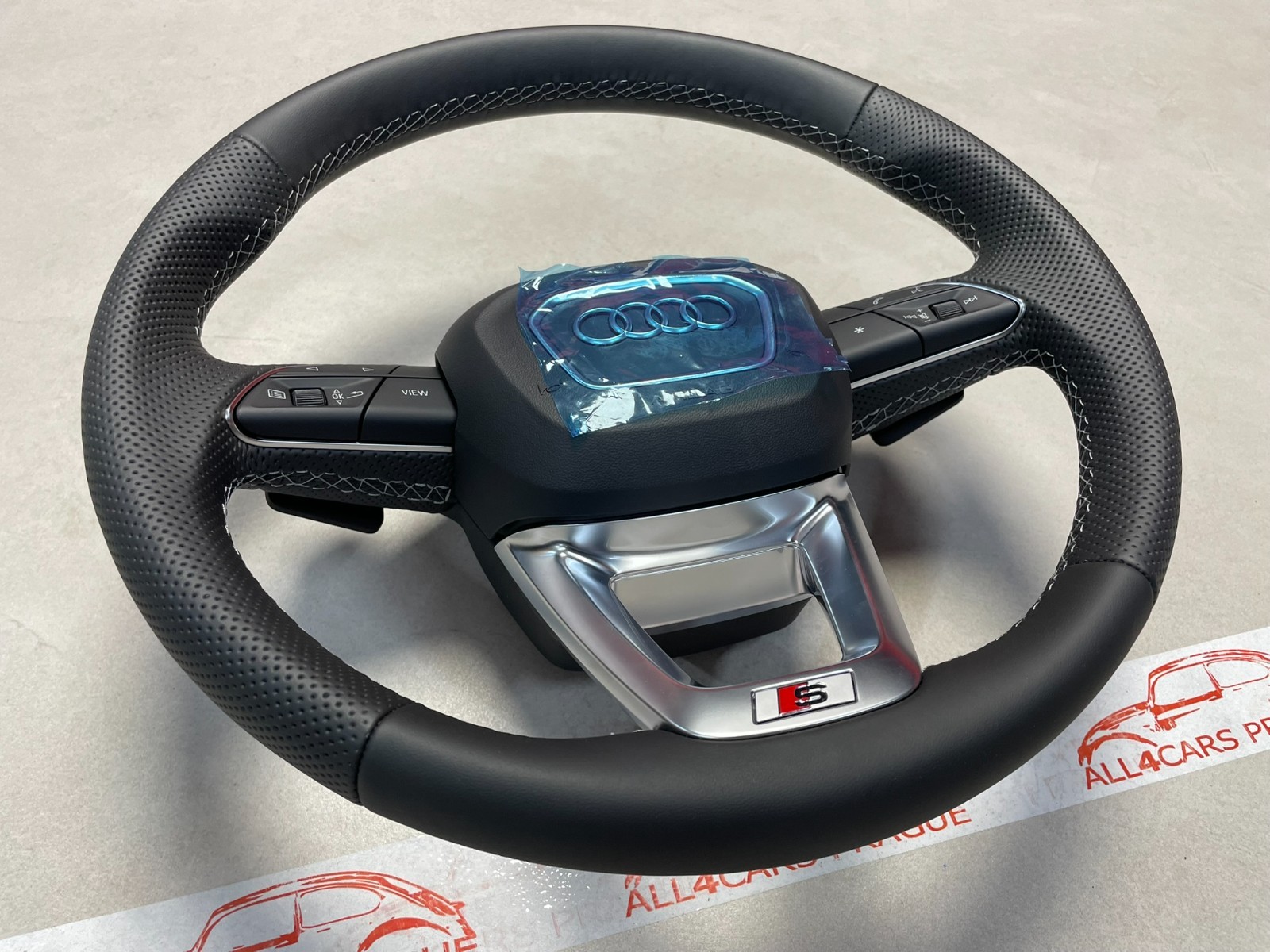 AUDI Q7 Q8 4M LENKRAD SPORT S BEHEIZT GELOCHT KAPAZITÄTS 4M8419091Q ORIG. NEU ! - Obrázek 18