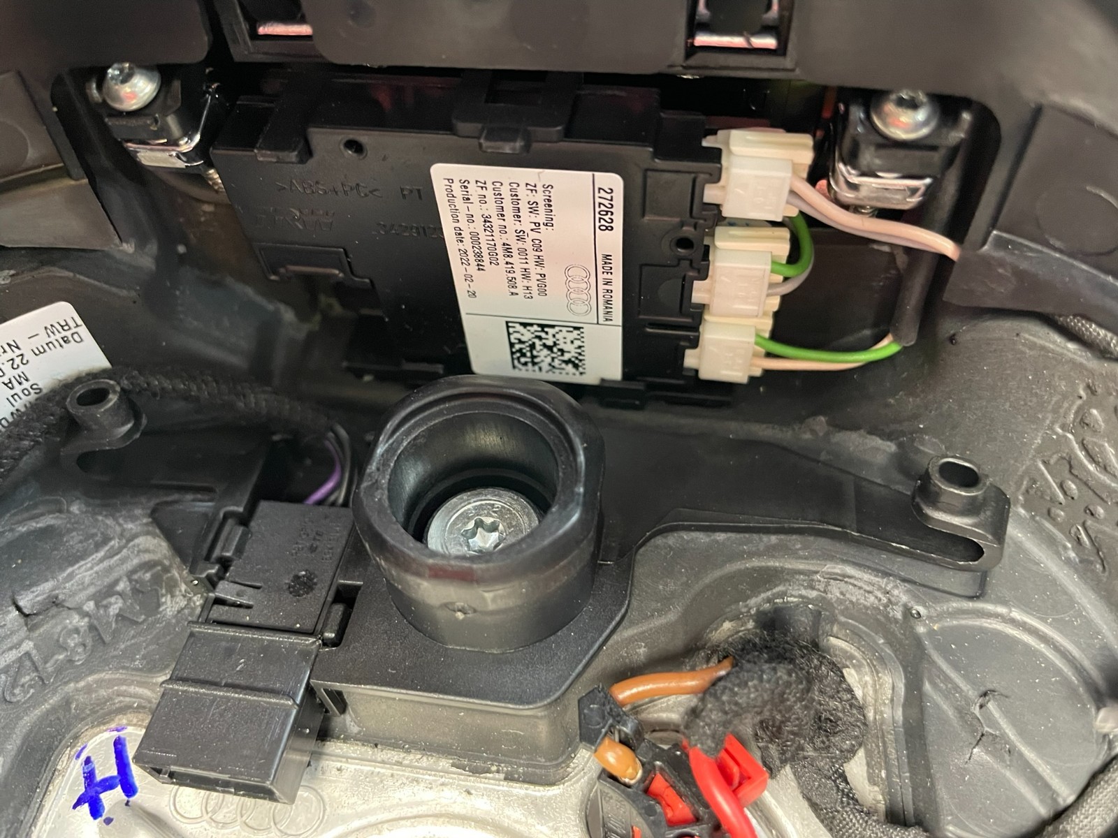 AUDI Q7 Q8 4M LENKRAD SPORT S BEHEIZT GELOCHT KAPAZITÄTS 4M8419091Q ORIG. NEU ! - Obrázek 5