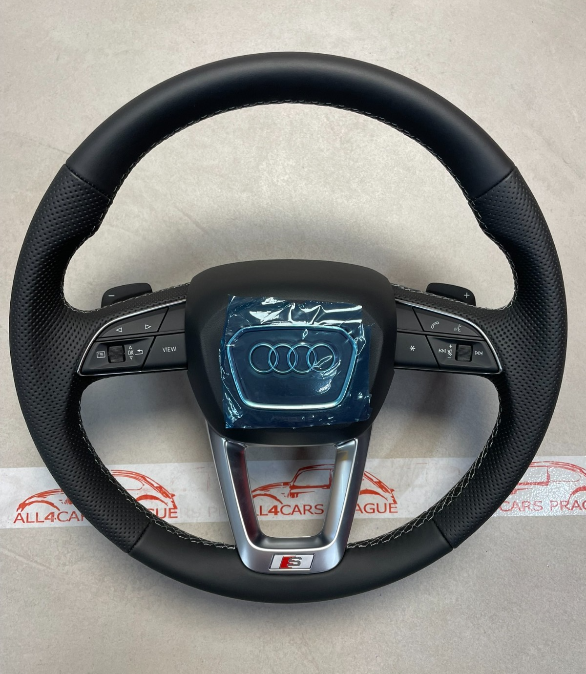 AUDI Q7 Q8 4M LENKRAD SPORT S BEHEIZT GELOCHT KAPAZITÄTS 4M8419091Q ORIG. NEU !