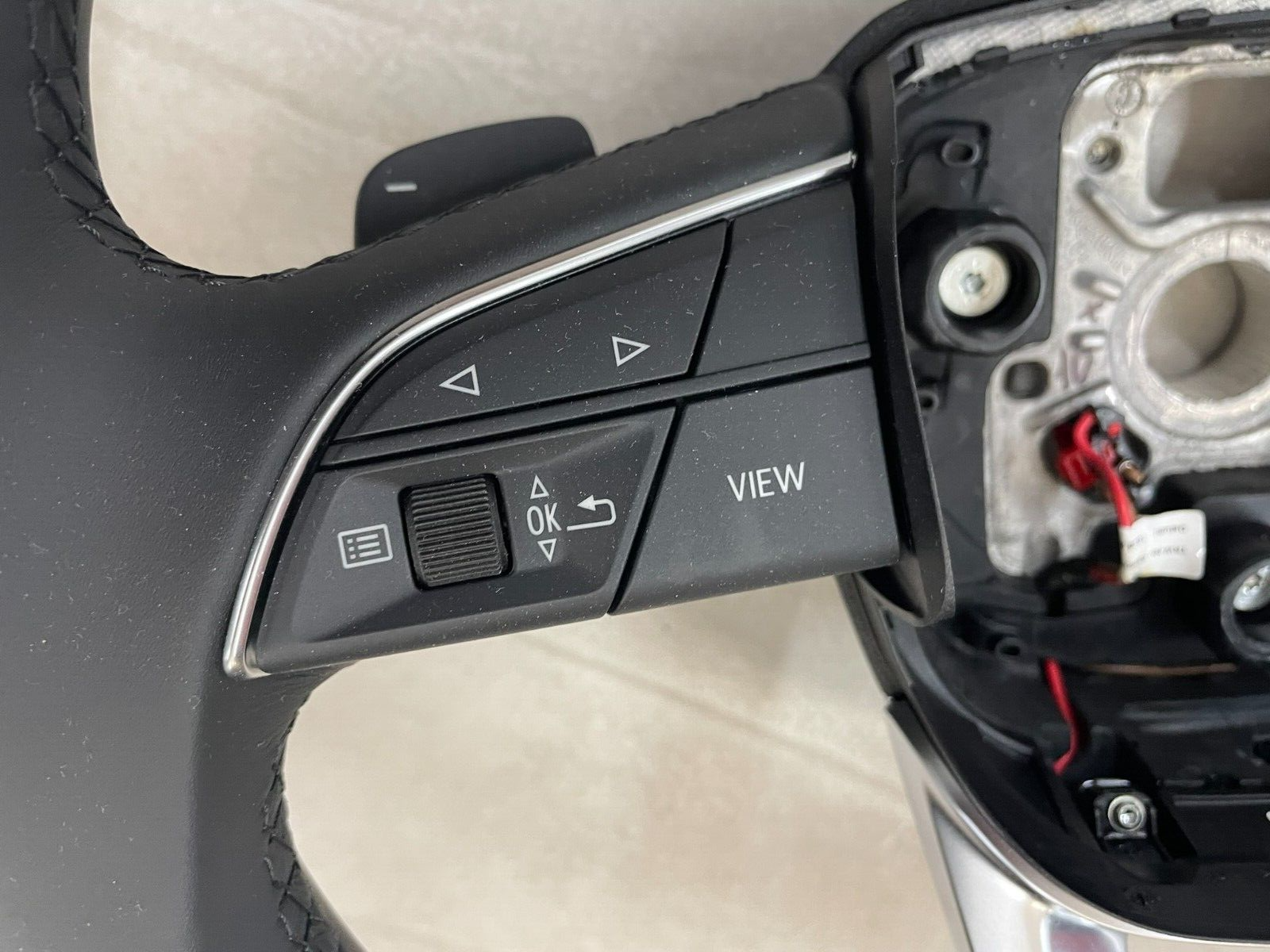 AUDI Q7 Q8 SPORT LEDER LENKRAD BEHEIZT SCHWARZ 4M8419091T Fast Neu d v Test Car - Obrázek 20