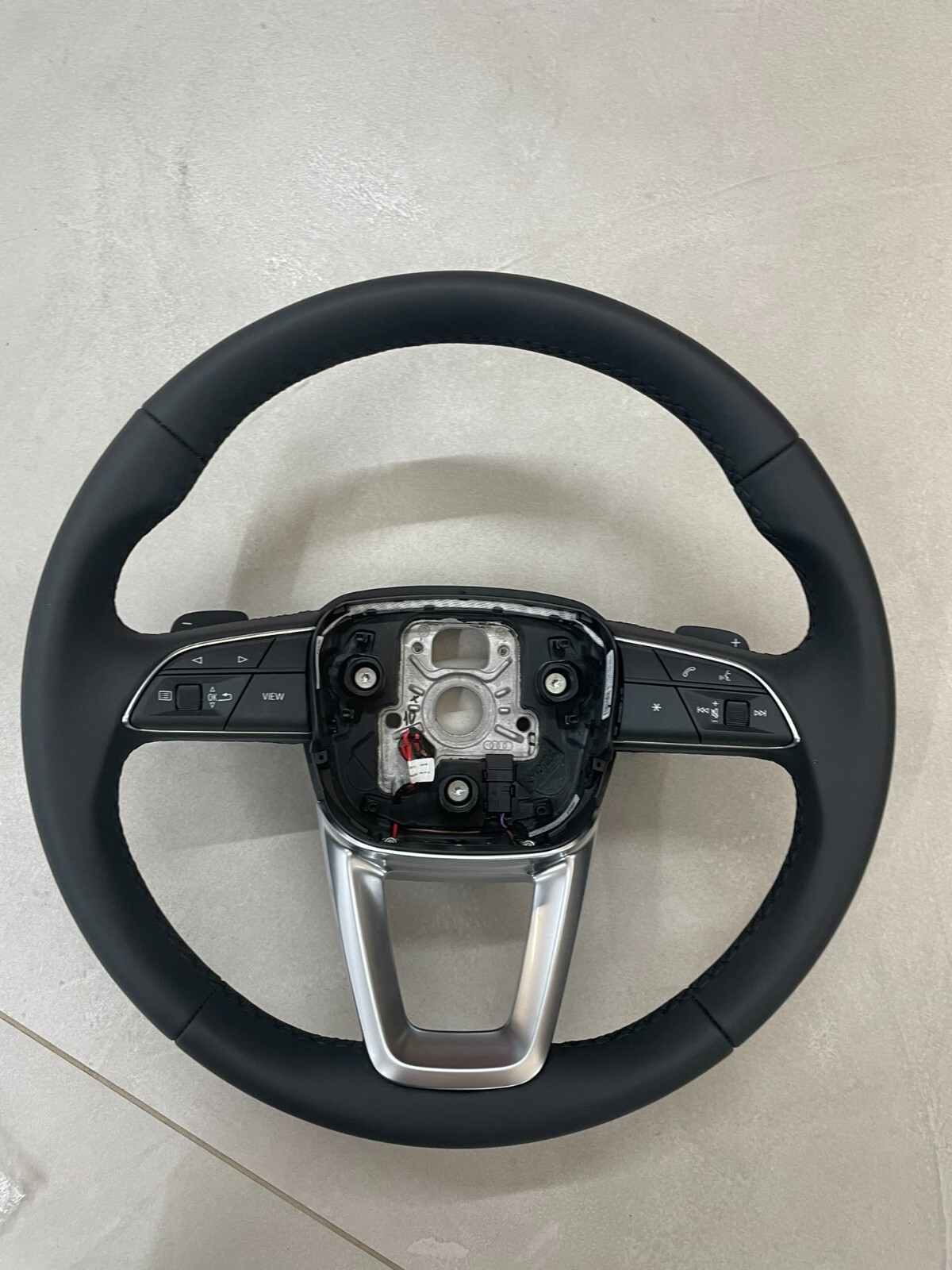 AUDI Q7 Q8 SPORT LEDER LENKRAD BEHEIZT SCHWARZ 4M8419091T Fast Neu d v Test Car