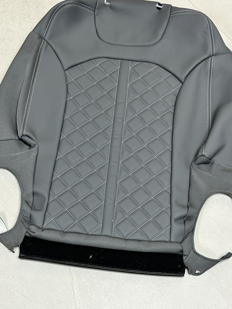 AUDI Q7 SQ7 4M SITZBEZUG SPORTSITZ GRAU LEDER SITZBEZUG VALCONA PLUS ORIG.NEU!!! - Obrázek 11
