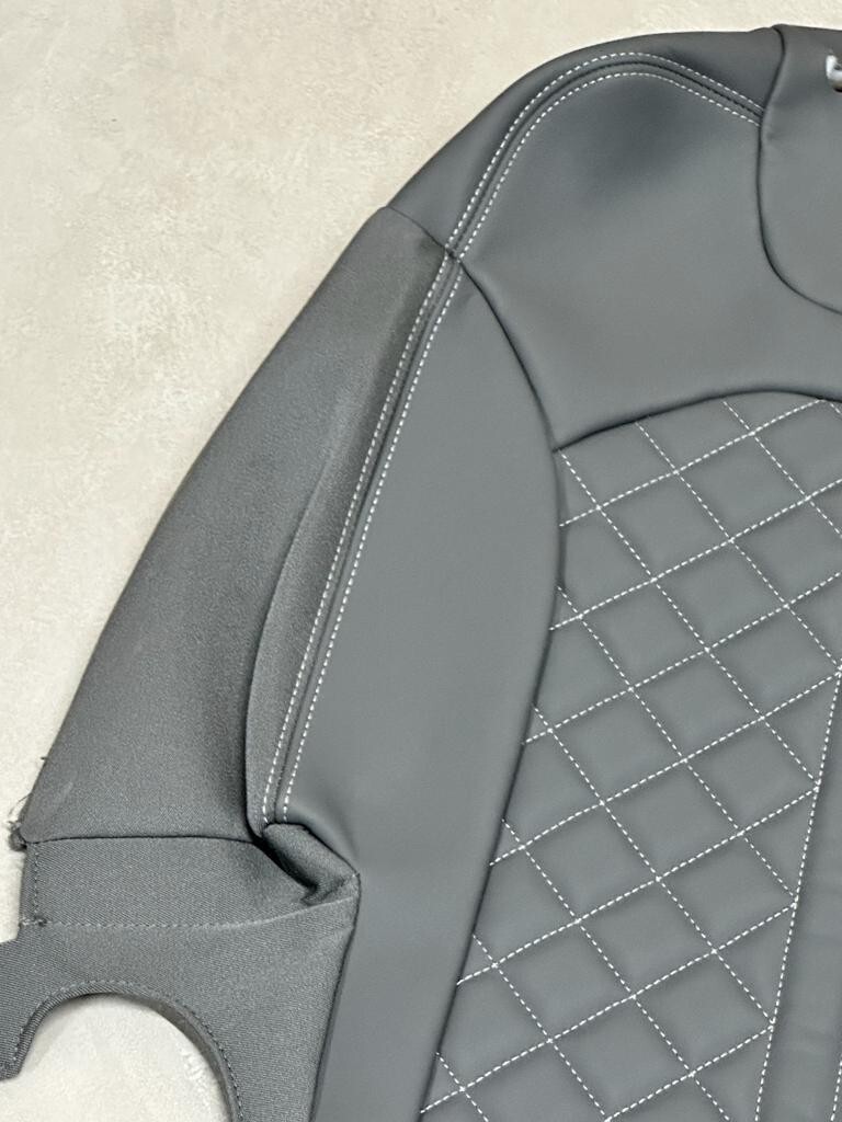 AUDI Q7 SQ7 4M SITZBEZUG SPORTSITZ GRAU LEDER SITZBEZUG VALCONA PLUS ORIG.NEU!!! - Obrázek 12