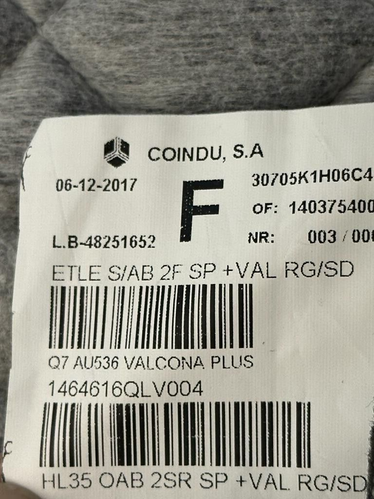 AUDI Q7 SQ7 4M SITZBEZUG SPORTSITZ GRAU LEDER SITZBEZUG VALCONA PLUS ORIG.NEU!!! - Obrázek 8