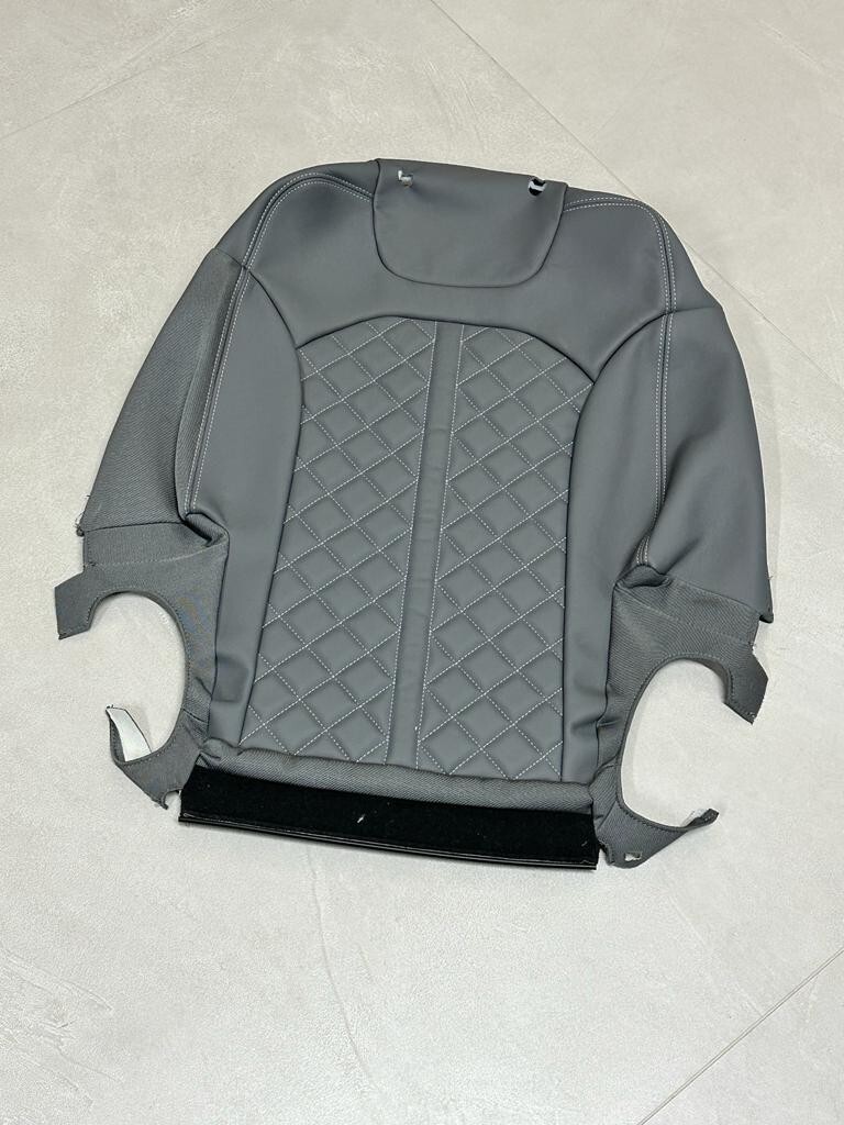 AUDI Q7 SQ7 4M SITZBEZUG SPORTSITZ GRAU LEDER SITZBEZUG VALCONA PLUS ORIG.NEU!!!