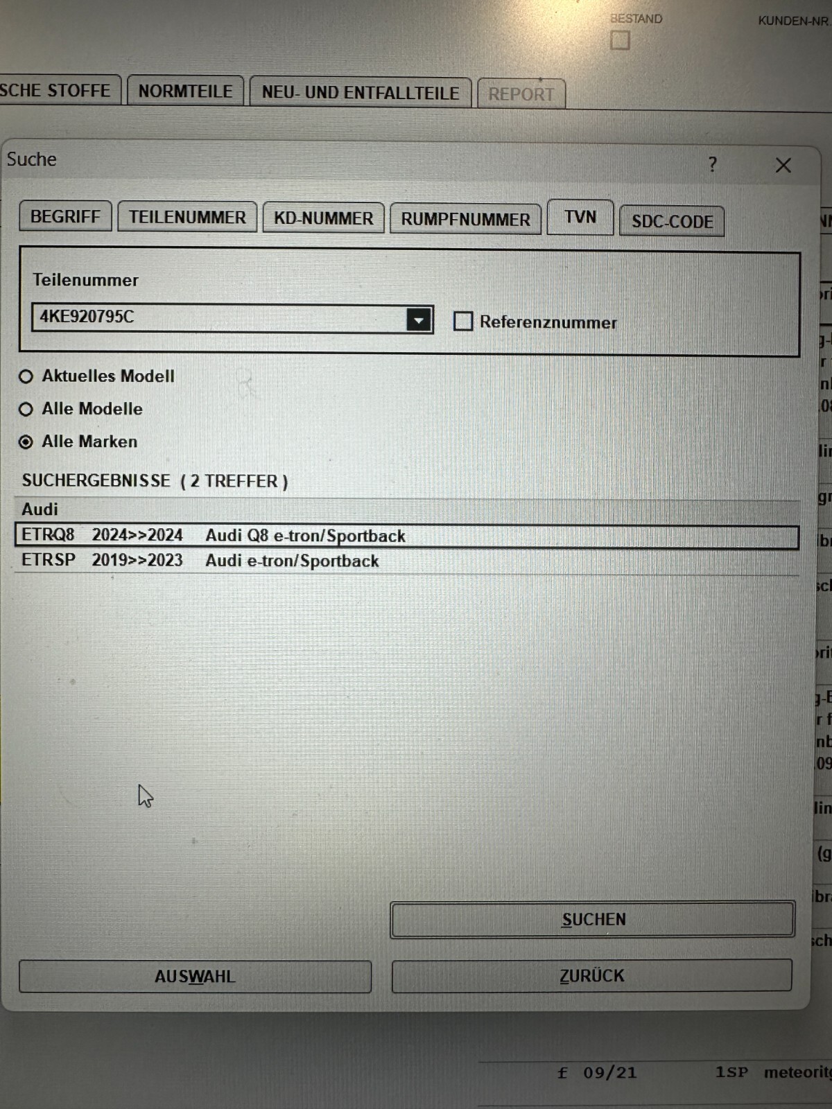 AUDI Q8-ETRON-E-TRON VIRTUAL COCKPIT KOMBIINSTUMENT 4KE920795C 4KE 920 795 C 0KM - Obrázek 18