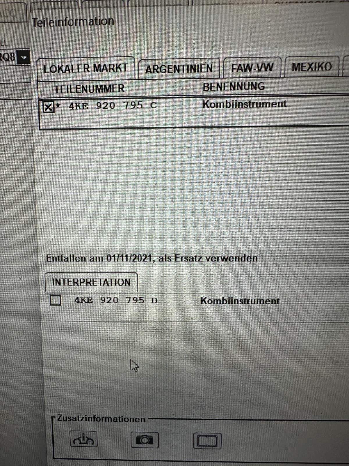 AUDI Q8-ETRON-E-TRON VIRTUAL COCKPIT KOMBIINSTUMENT 4KE920795C 4KE 920 795 C 0KM - Obrázek 20