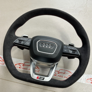 AUDI RS LENKRAD ALCANTARA RSQ8 Q8 Q7 SQ7 4M ABGEFLACHT ROTE NAHT 4M8419091AE NEU