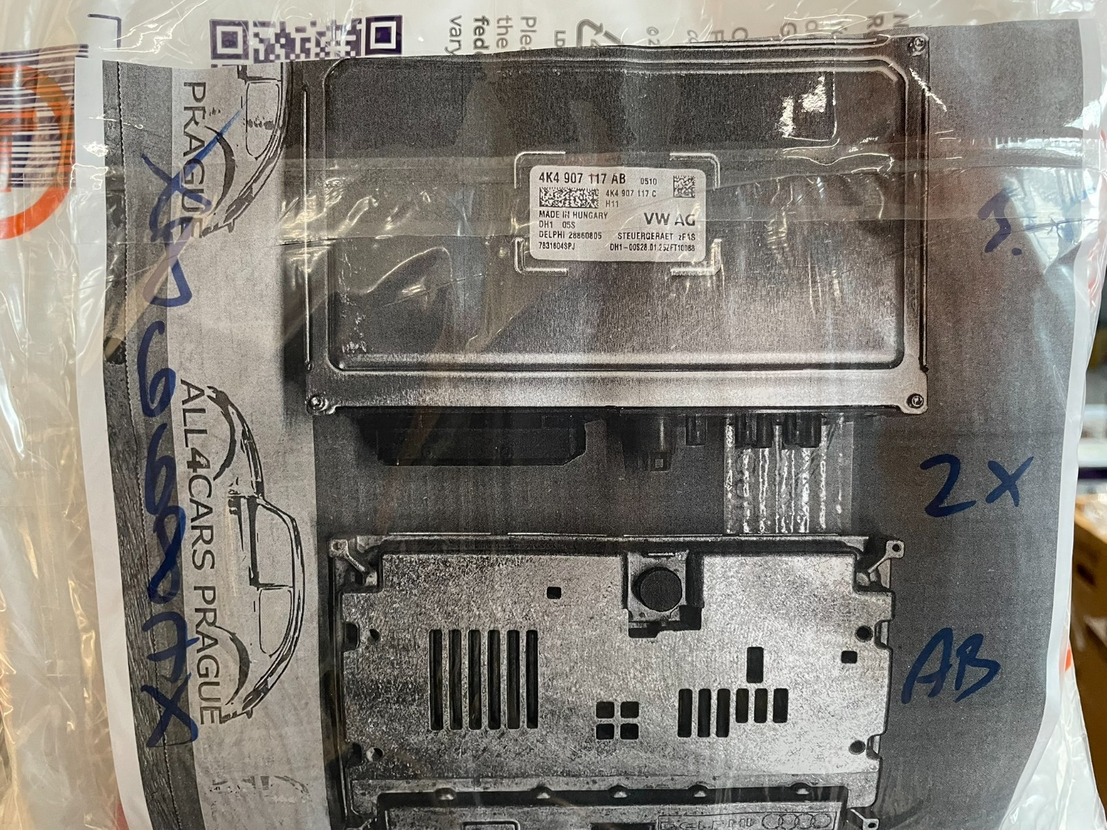 AUDI STEUERGERÄT ASSISTENZSYSTEME STEUERGERÄT FÜR KAMERAS 360°, 4K4907117AB NEU - Obrázek 18