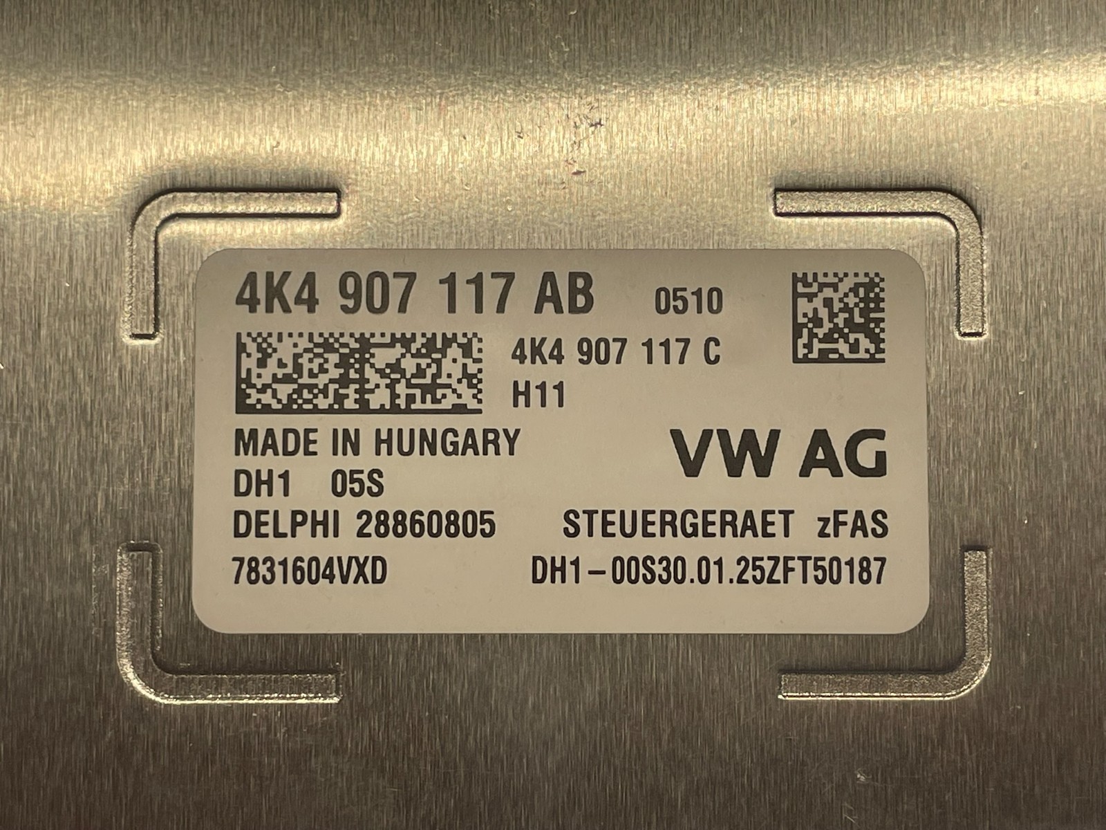 AUDI STEUERGERÄT ASSISTENZSYSTEME STEUERGERÄT FÜR KAMERAS 360°, 4K4907117AB NEU - Obrázek 3