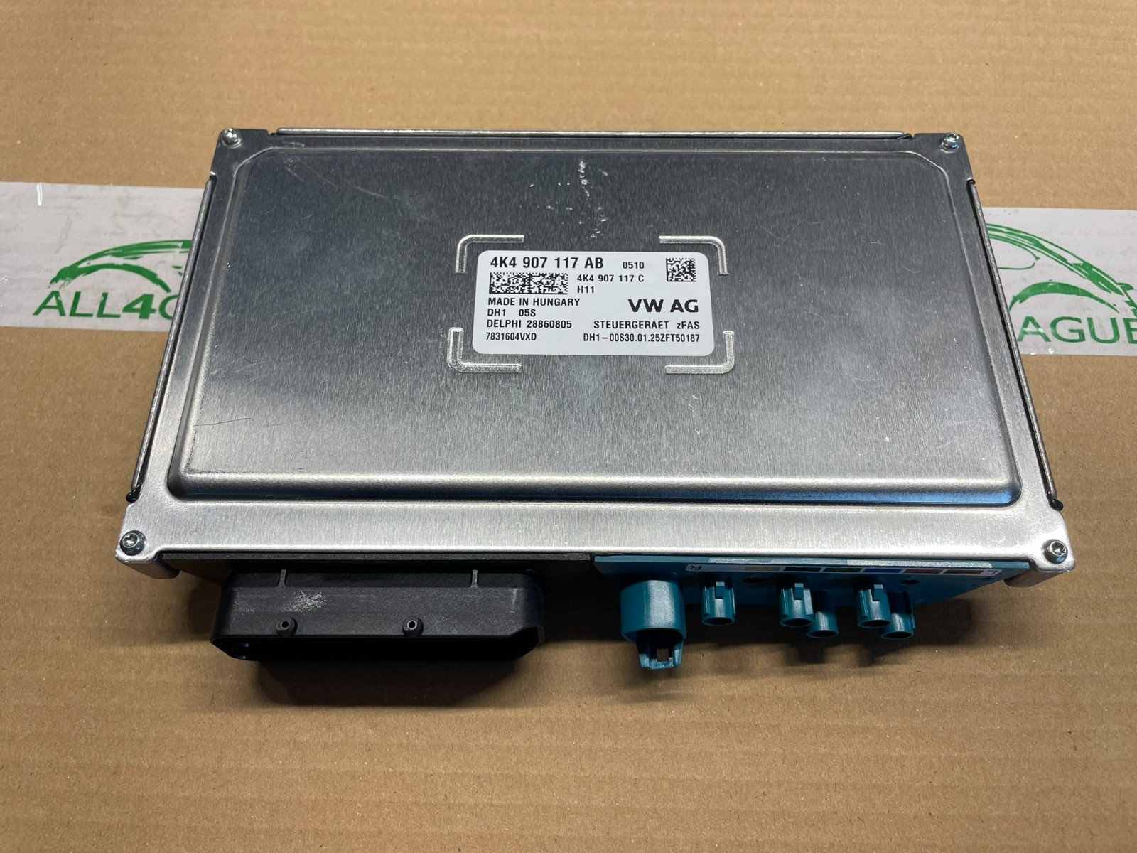 AUDI STEUERGERÄT ASSISTENZSYSTEME STEUERGERÄT FÜR KAMERAS 360°, 4K4907117AB NEU - Obrázek 9
