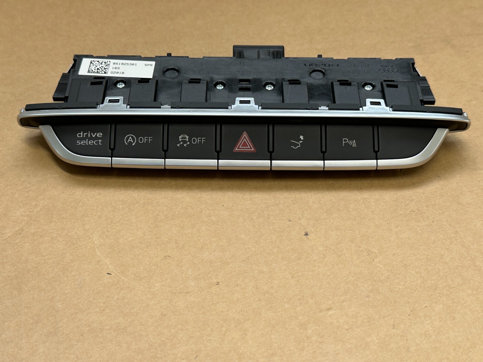 AUDI TT 8S SCHALTER SCHALTERLEISTE KONSOLE START STOP PDC 8S1925301 FAST NEU ...