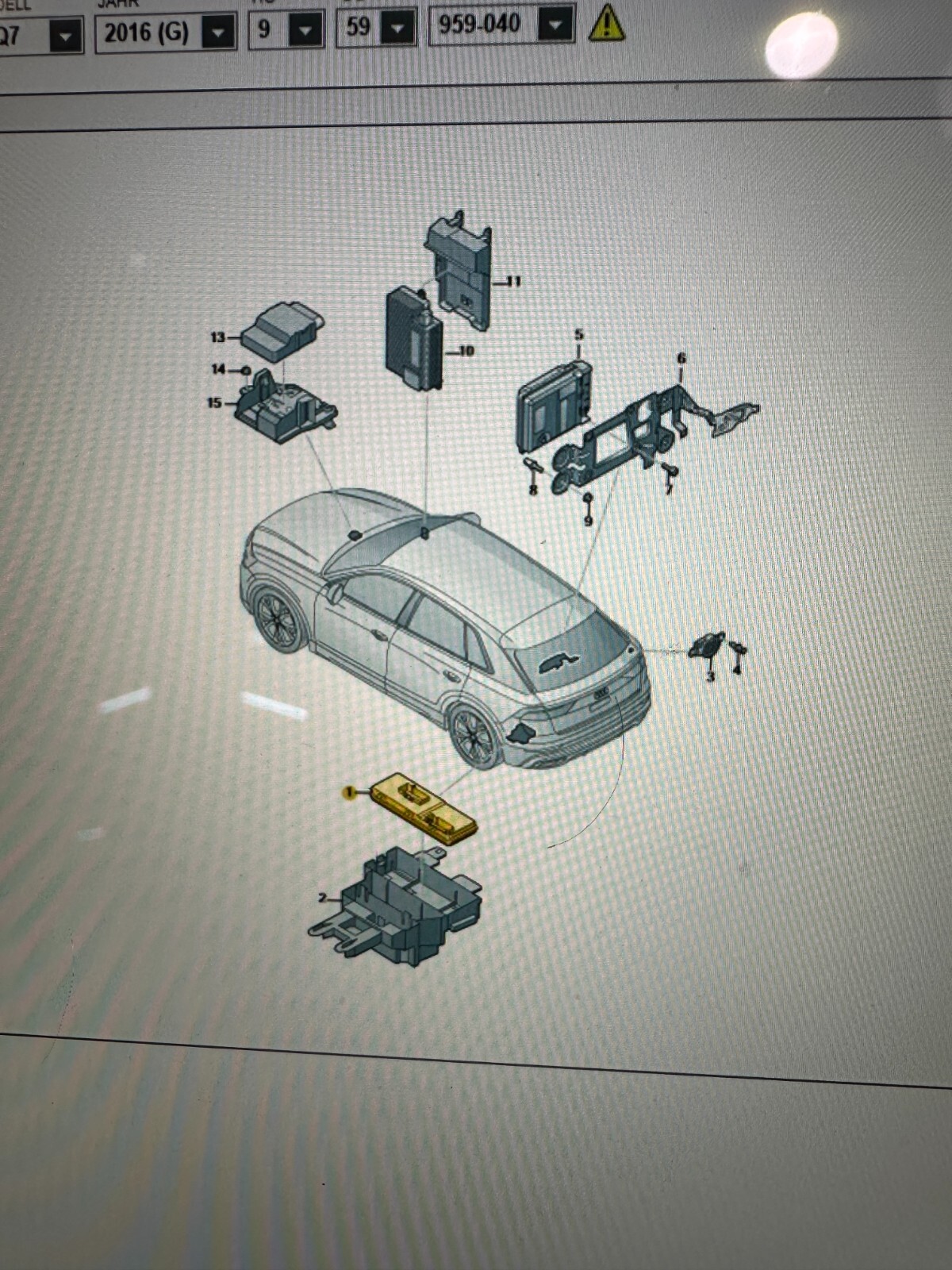 AUDI VW 4KE 959 107 A HECKKLAPPEN STEUERGERÄT 4KE959107A TAILGATE CONTROL ECU - Obrázek 13