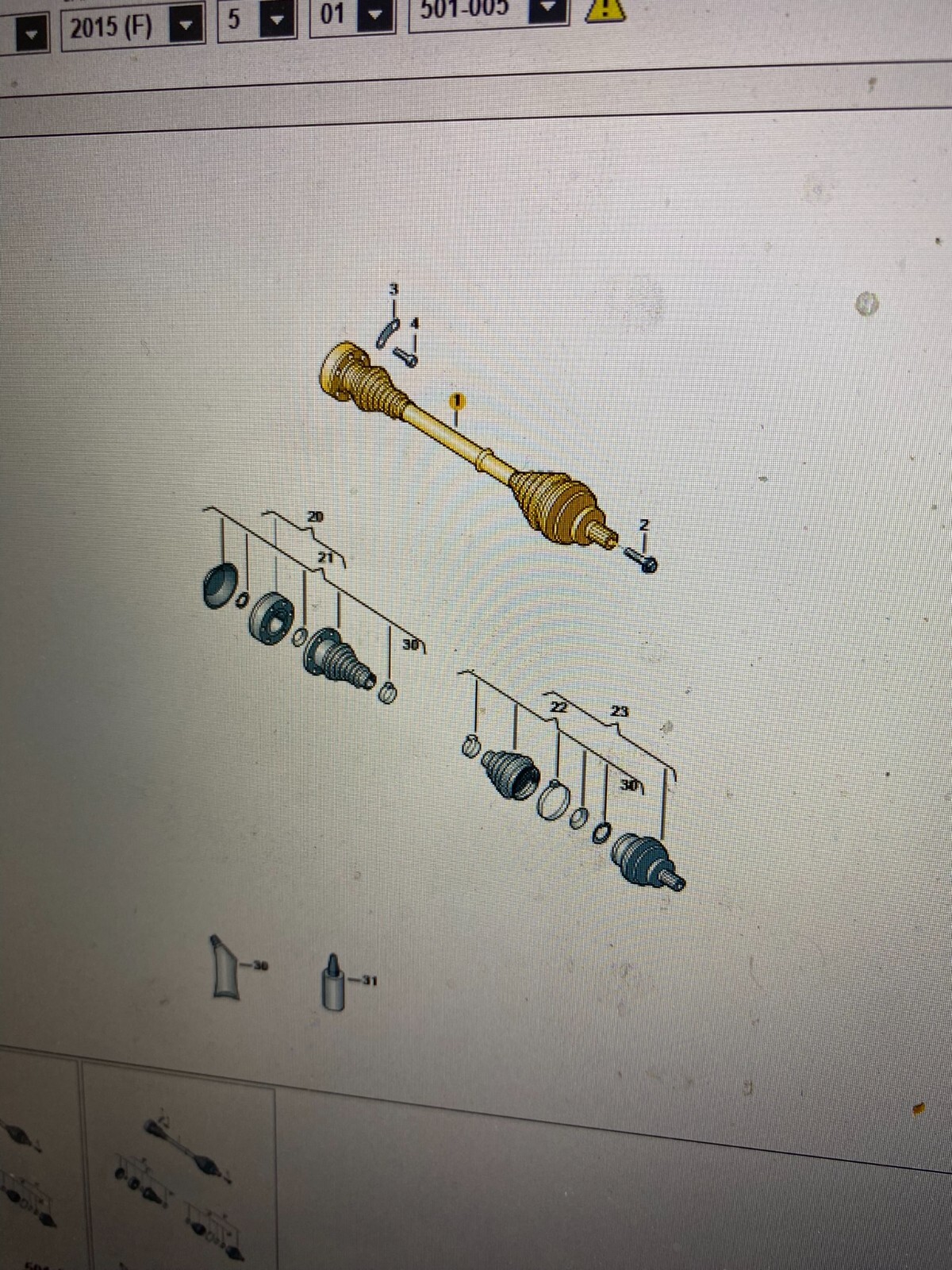 AUDI VW SKODA SEAT ANTRIEBSWELLE ANTRIEB GELENKWELLE HINTEN 3Q0501203B ORIG.NEU! - Obrázek 11