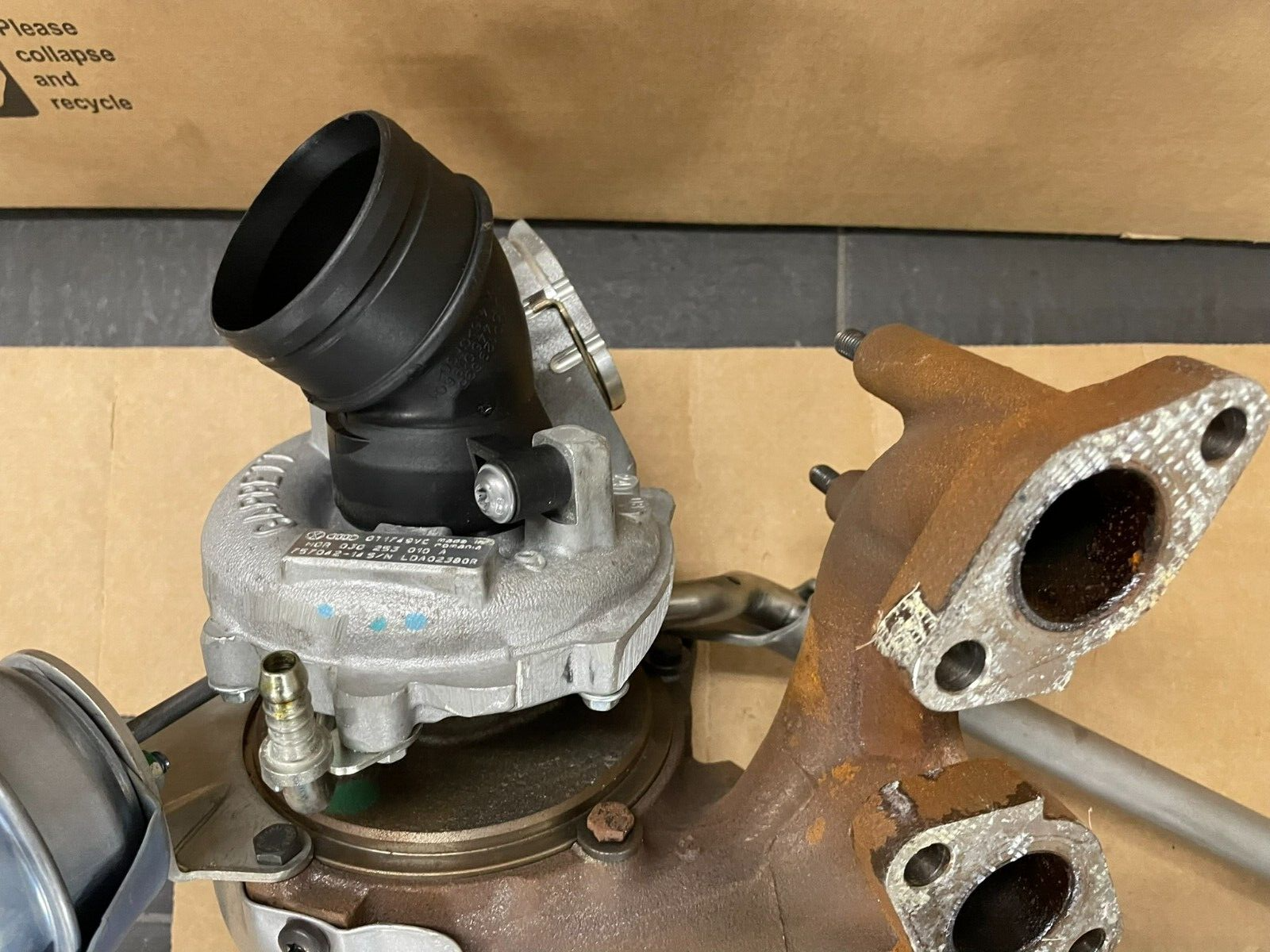 AUDI VW ŠKODA SEAT TURBOLADER 2.0 TDI 03G253010A = 03G253010AX FAST NEU TEST CAR - Obrázek 15