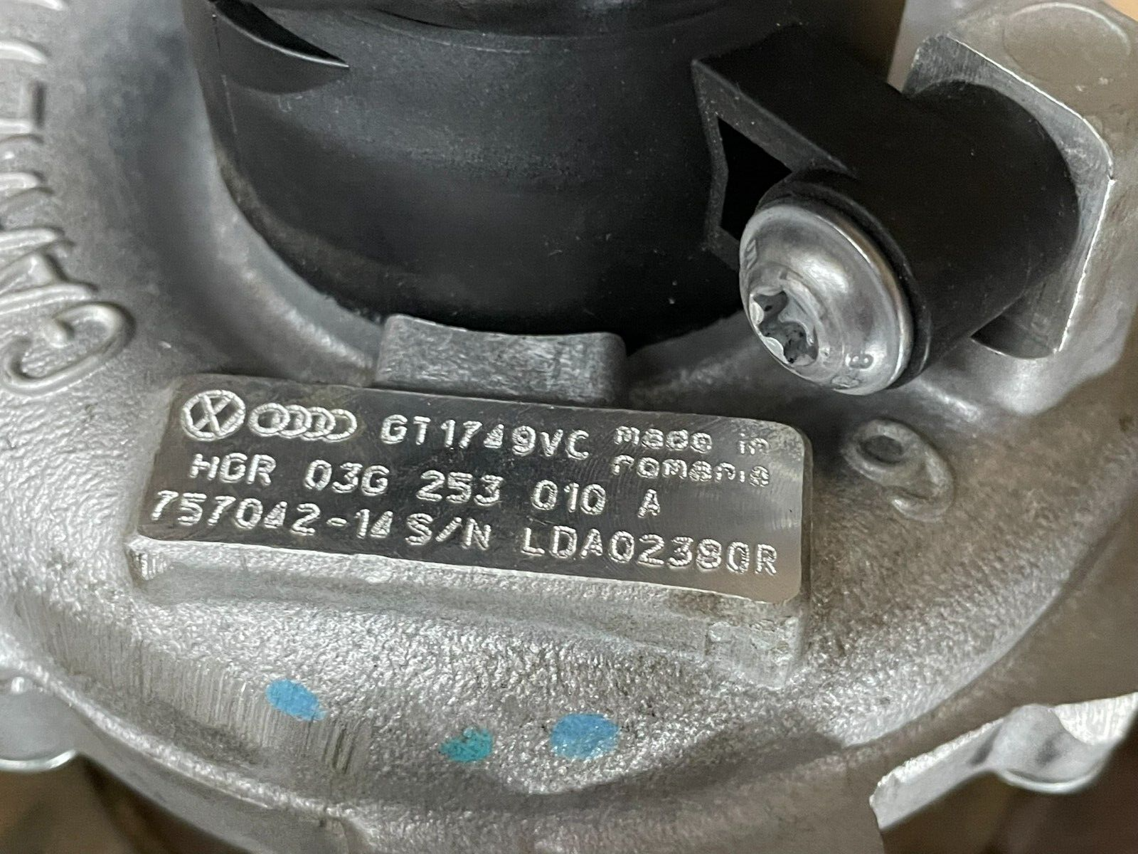 AUDI VW ŠKODA SEAT TURBOLADER 2.0 TDI 03G253010A = 03G253010AX FAST NEU TEST CAR - Obrázek 17