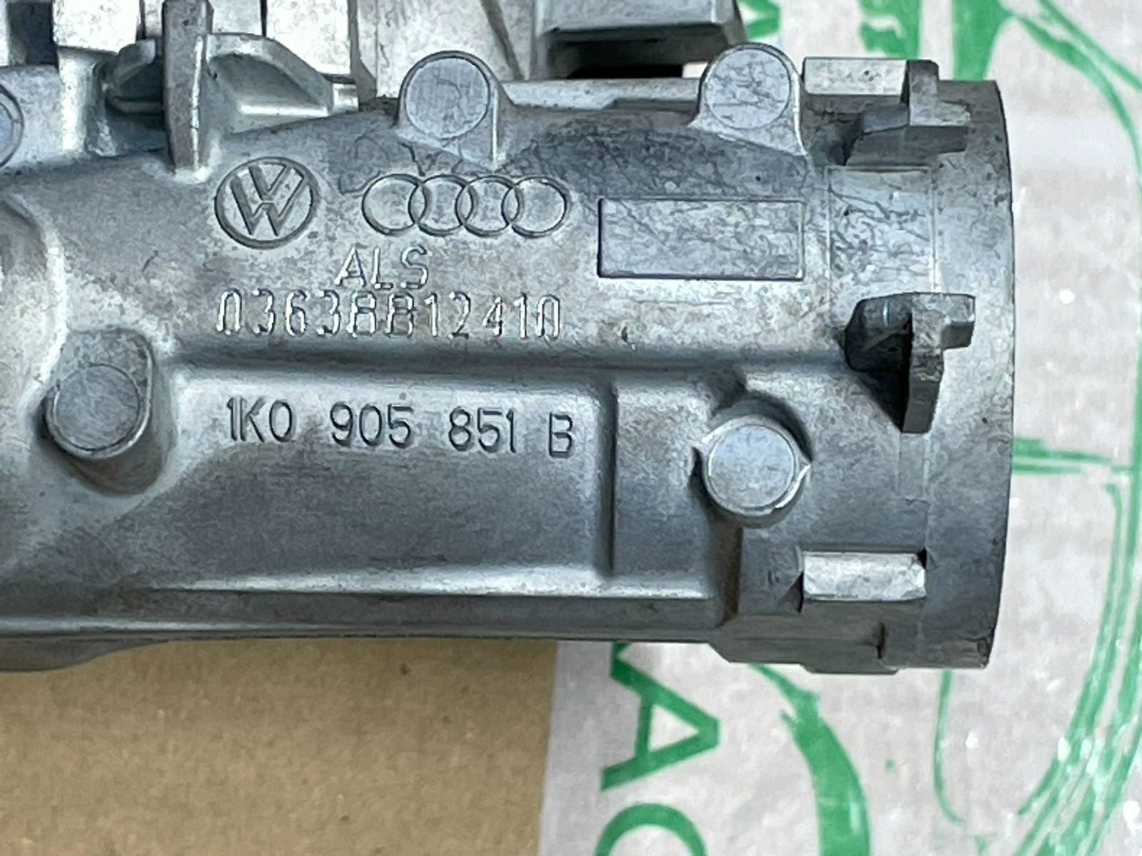 AUDI VW ŠKODA SEAT ZÜNDSCHLOSS TÜRSCHLIESSZYLINDER SCHLÜSSEL 1K0905851B ORIG NEU - Obrázek 16