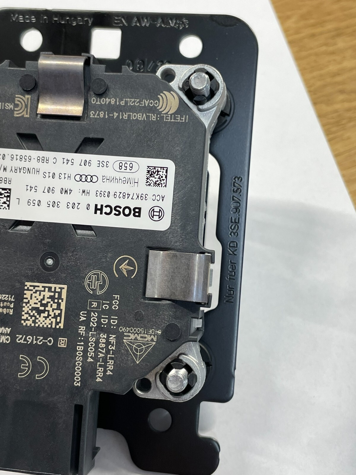 BENTLEY FLYING SPUR ACC RADARSENSOR STEUERGERÄT 3SE907541C 3SE907561C NEU ORIG. - Obrázek 18