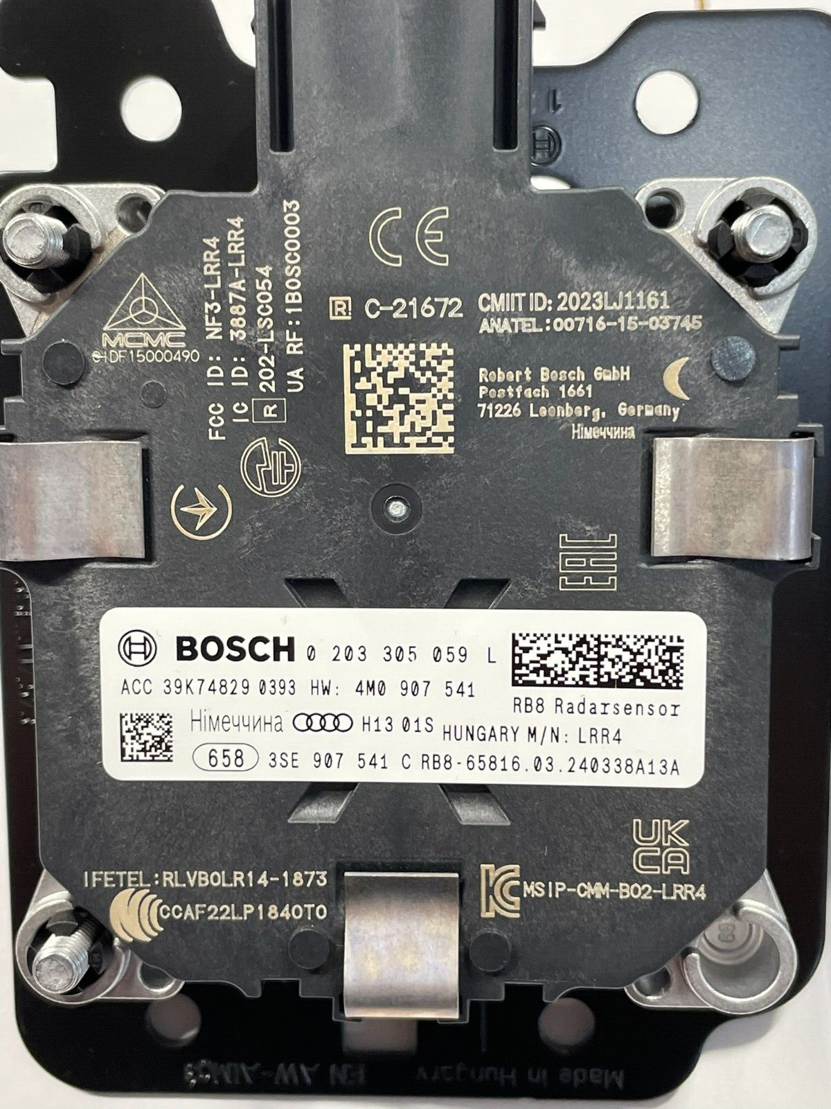 BENTLEY FLYING SPUR ACC RADARSENSOR STEUERGERÄT 3SE907541C 3SE907561C NEU ORIG. - Obrázek 7