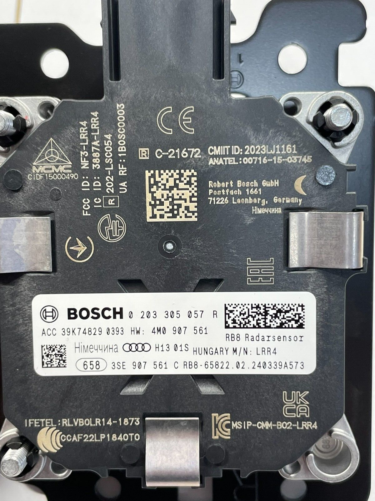 BENTLEY FLYING SPUR ACC RADARSENSOR STEUERGERÄT 3SE907541C 3SE907561C NEU ORIG. - Obrázek 8