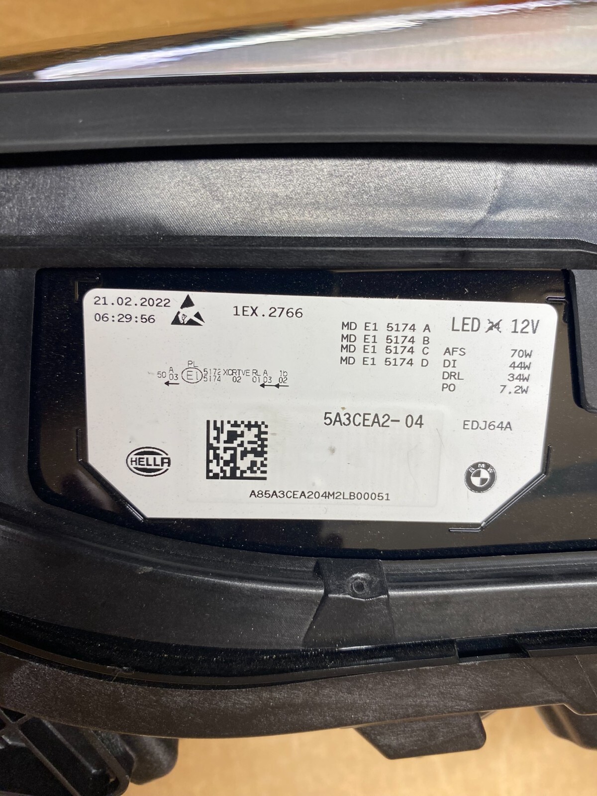 BMW IX I20 SATZ LASER SCHEINWERFER LINKS RECHTS 5A3CEA2-04 + 5A3CEA3-04 NEU!!! - Obrázek 6