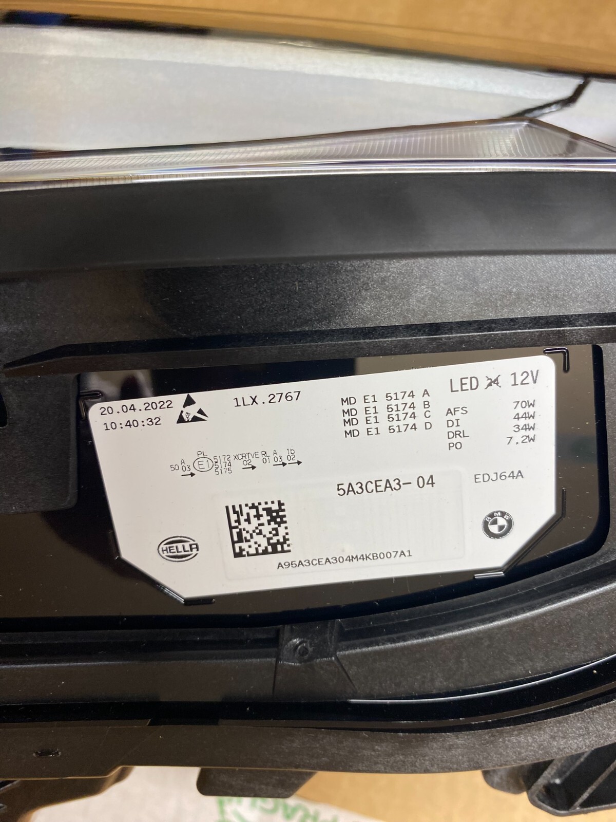 BMW IX I20 SATZ LASER SCHEINWERFER LINKS RECHTS 5A3CEA2-04 + 5A3CEA3-04 NEU!!! - Obrázek 7