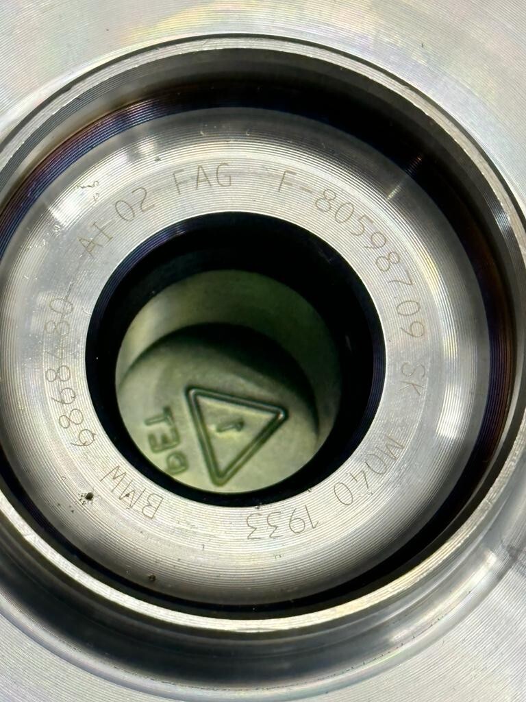 BMW RADNABE MIT LAGER VORNE RADLAGER RADNABE VORN 31206868480 - 6868480,orig.NEU - Obrázek 13