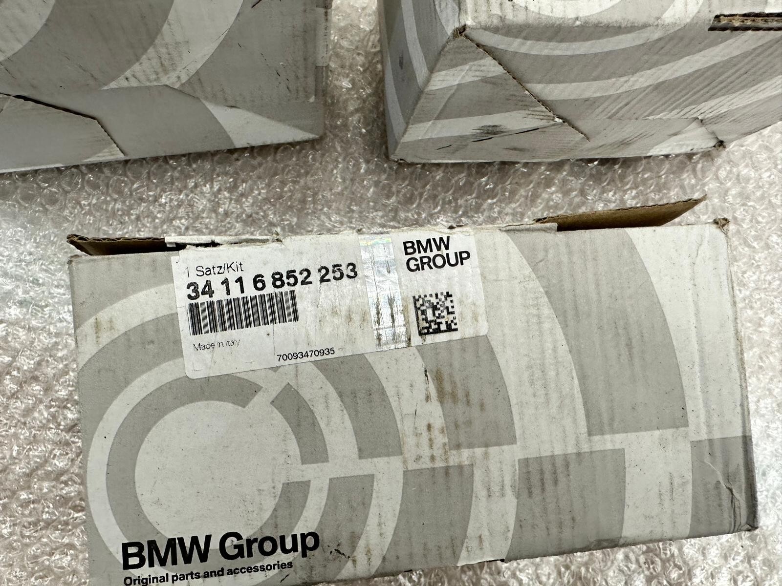 BREMSBELÄGE BMW X5, X6 BREMSBELÄGE 34116852253 - 34114074370 - 34116779293 ORIG - Obrázek 3