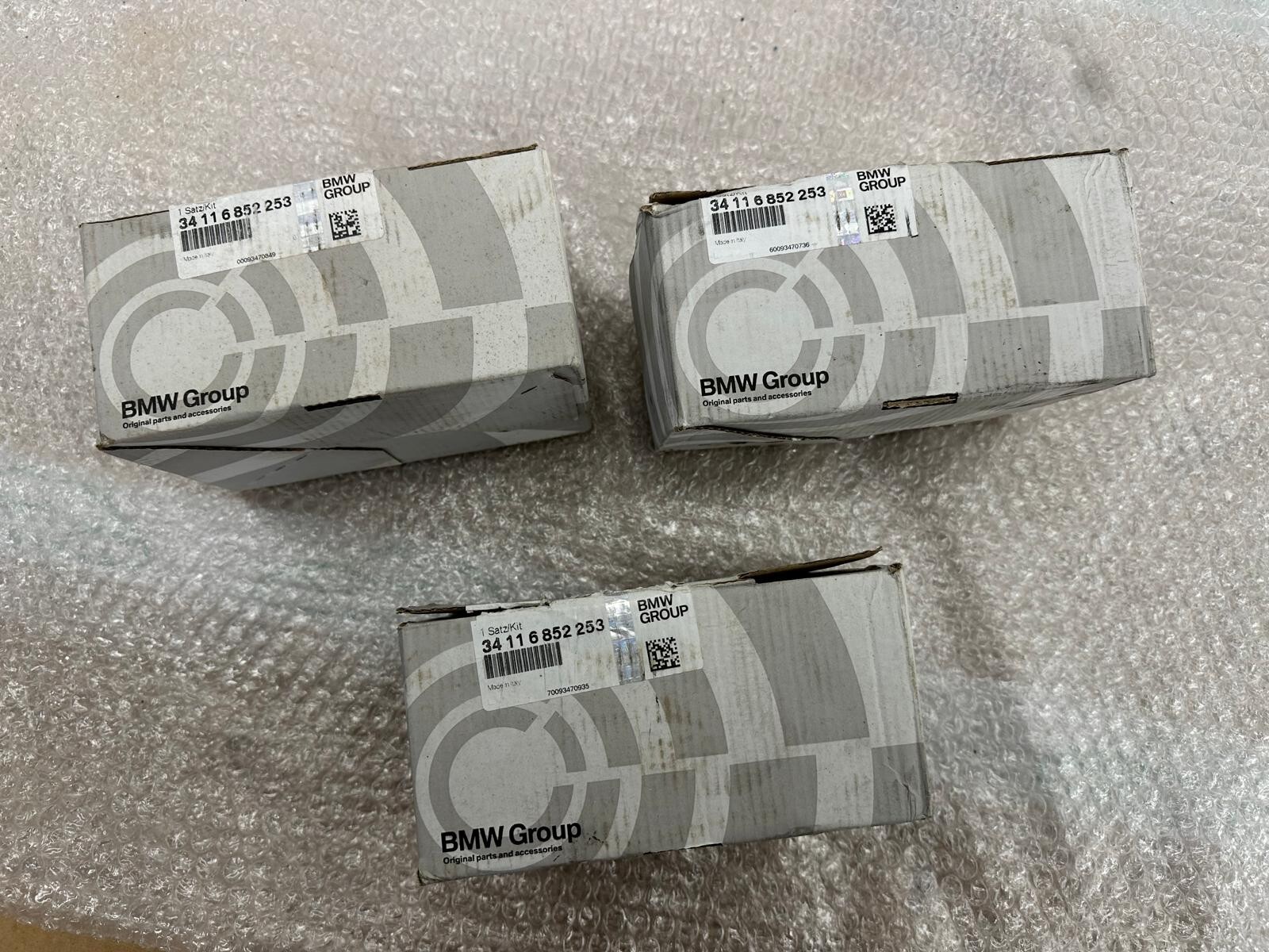 BREMSBELÄGE BMW X5, X6 BREMSBELÄGE 34116852253 - 34114074370 - 34116779293 ORIG - Obrázek 9