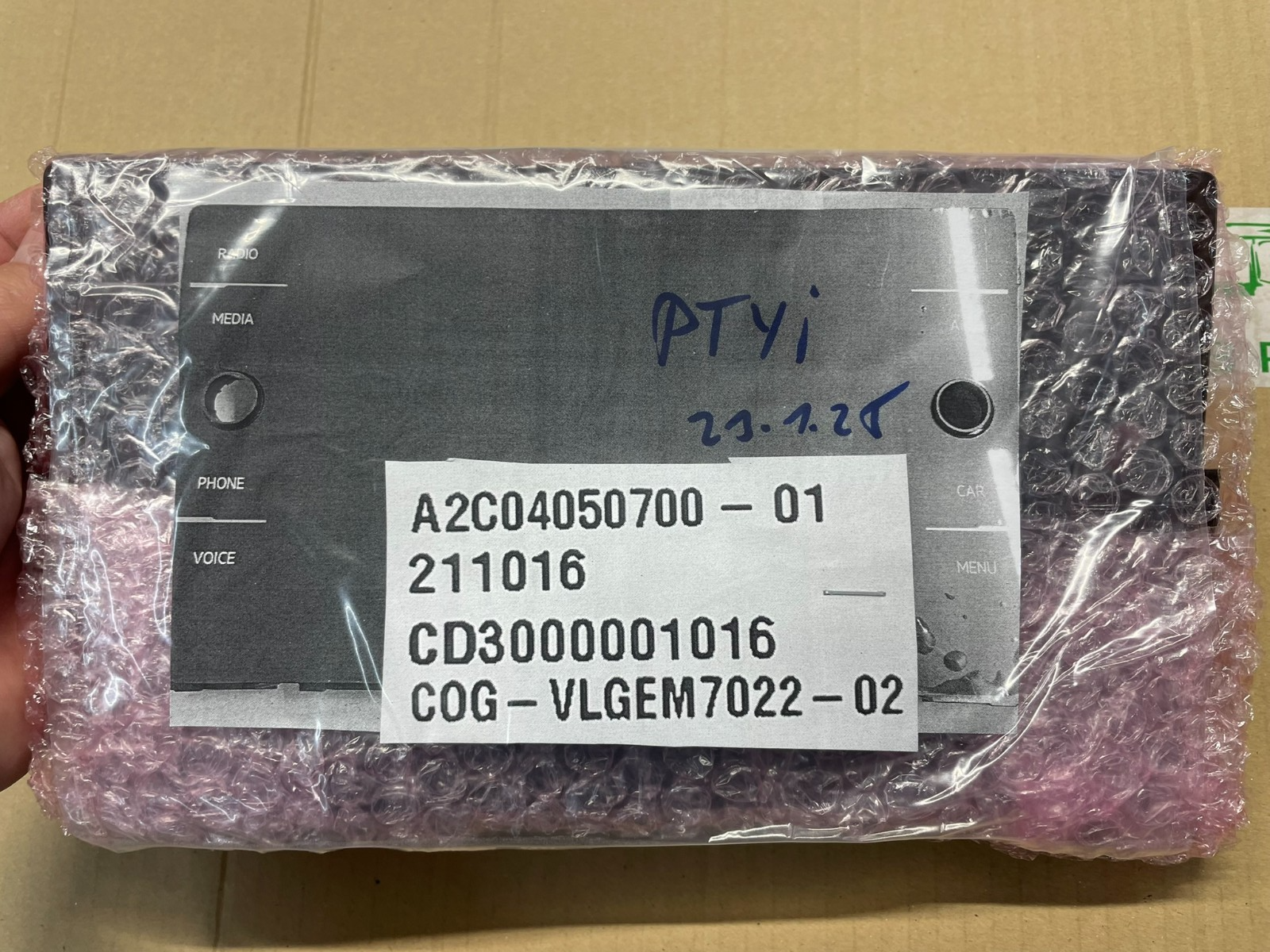 ERSATZTEIL FÜR LCD FÜR VW NAVIGATIONS - RADIO CONTROL PANEL A2C04050700 - 01 - Obrázek 14