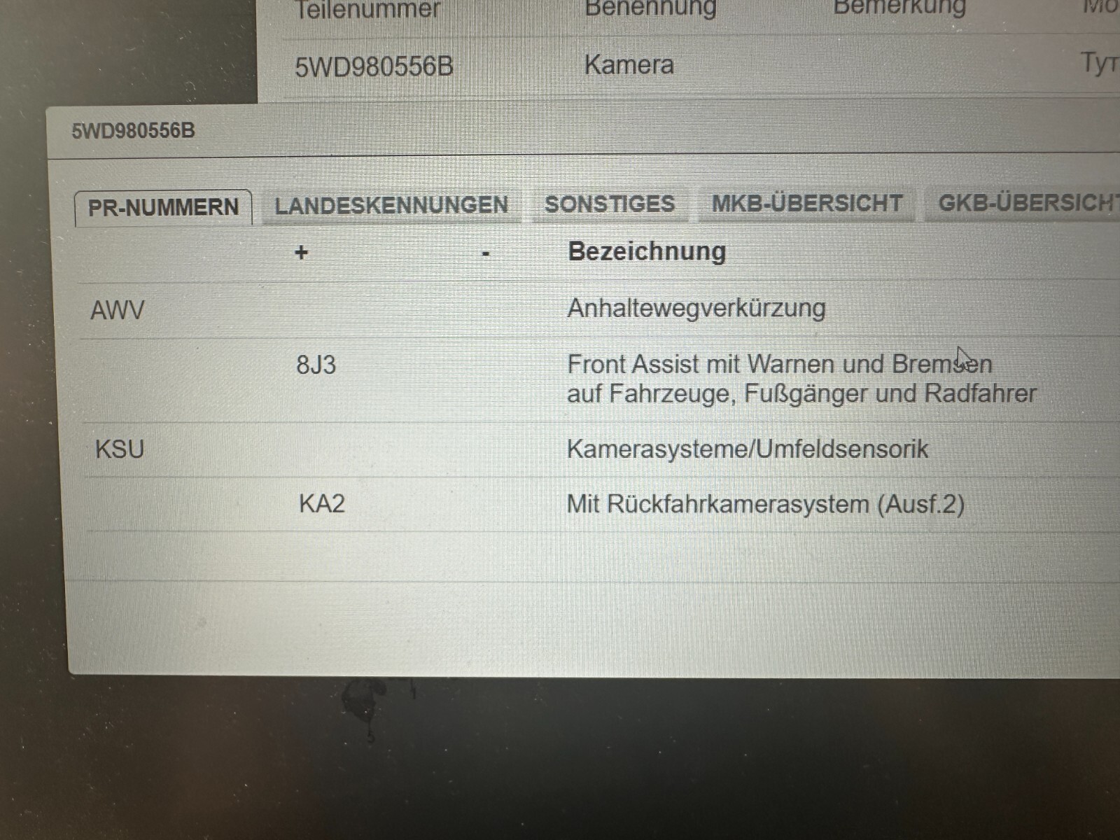 KAMERA VW ŠKODA AUDI RÜCKFAHRKAMERA 5WD980556B = 5WA980556B ORIG.VW TEIL - NEU ! - Obrázek 8