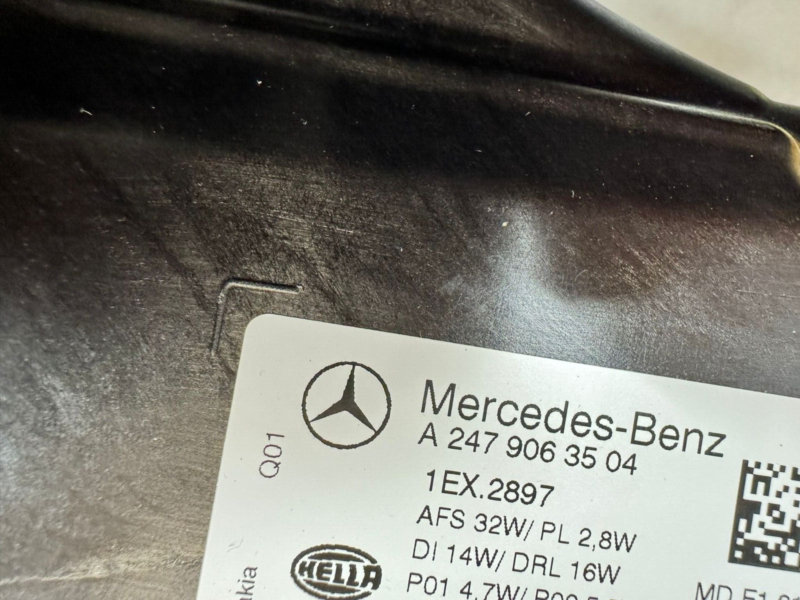 MERCEDES B-CLASS W247 LED SCHEINWERFER SET L+R A2479063504 A2479063604 ORIG.NEU - Obrázek 18