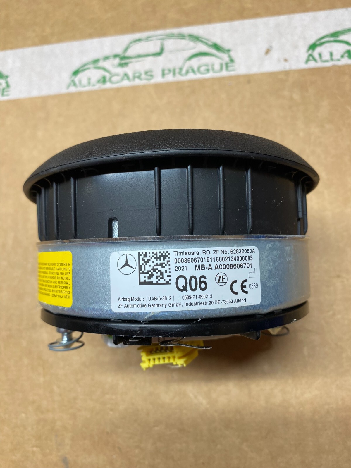 MERCEDES-BENZ A-W177 B-W247 C-W205 LENKRAD A.I.R.B.A.G UNIT A0008606701 NEW!!!! - Obrázek 6