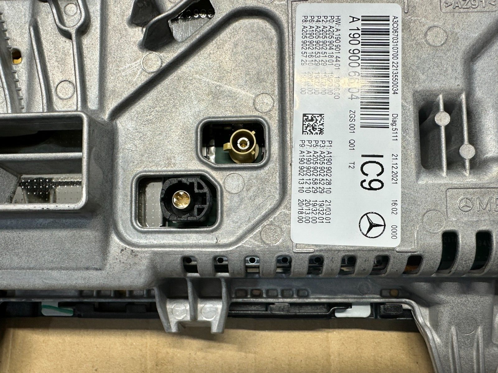 MERCEDES-BENZ AMG GT TACHO DISPLAY KOMBIINSTRUMENT A1909006604 ORIG.NEU!! 0-KM!! - Obrázek 22