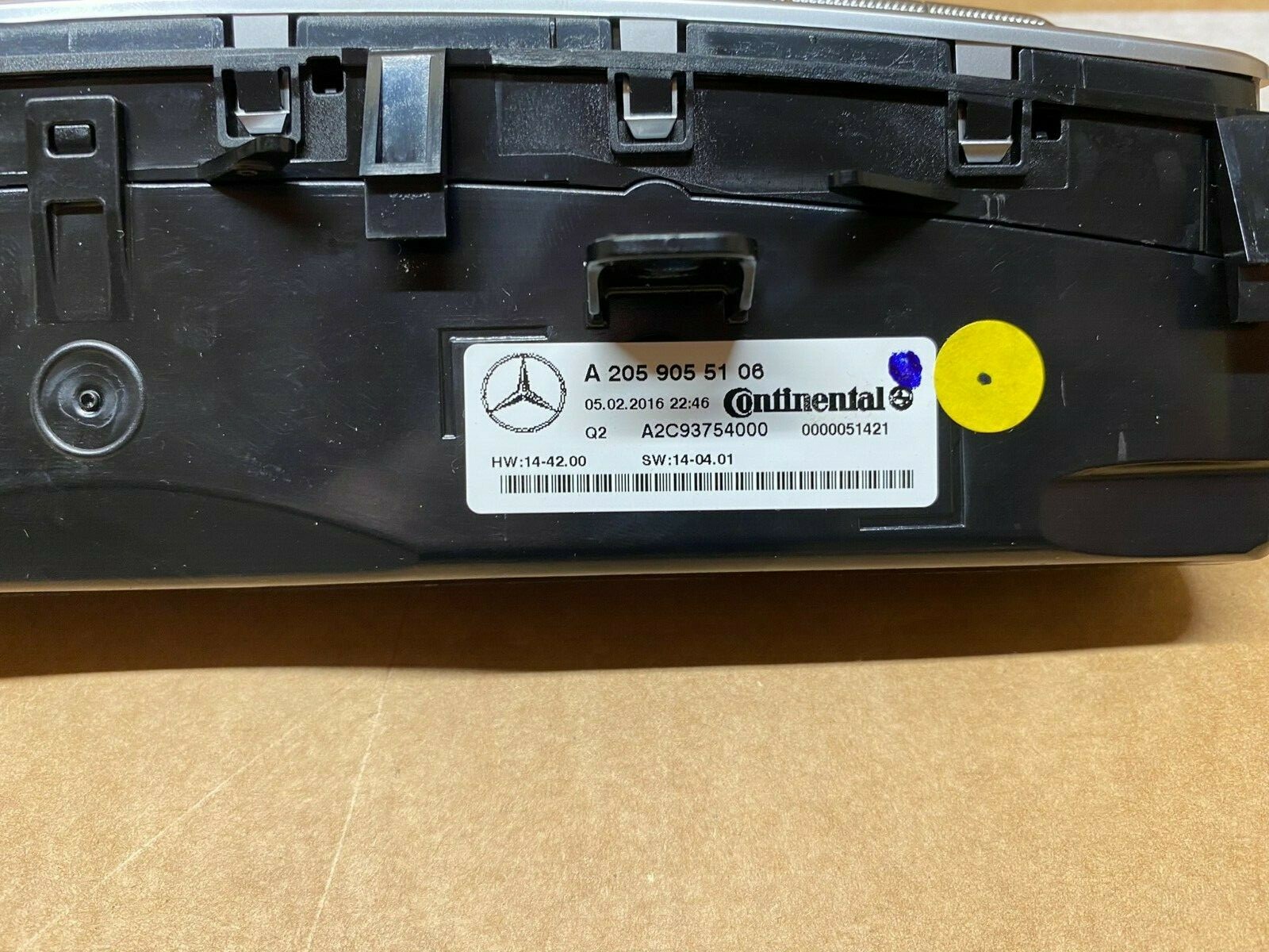 MERCEDES-BENZ C-KLASSE SCHALTERBLOCK KLIMAANLAGE A2059055106 ORIG. NEU!!!! - Obrázek 7