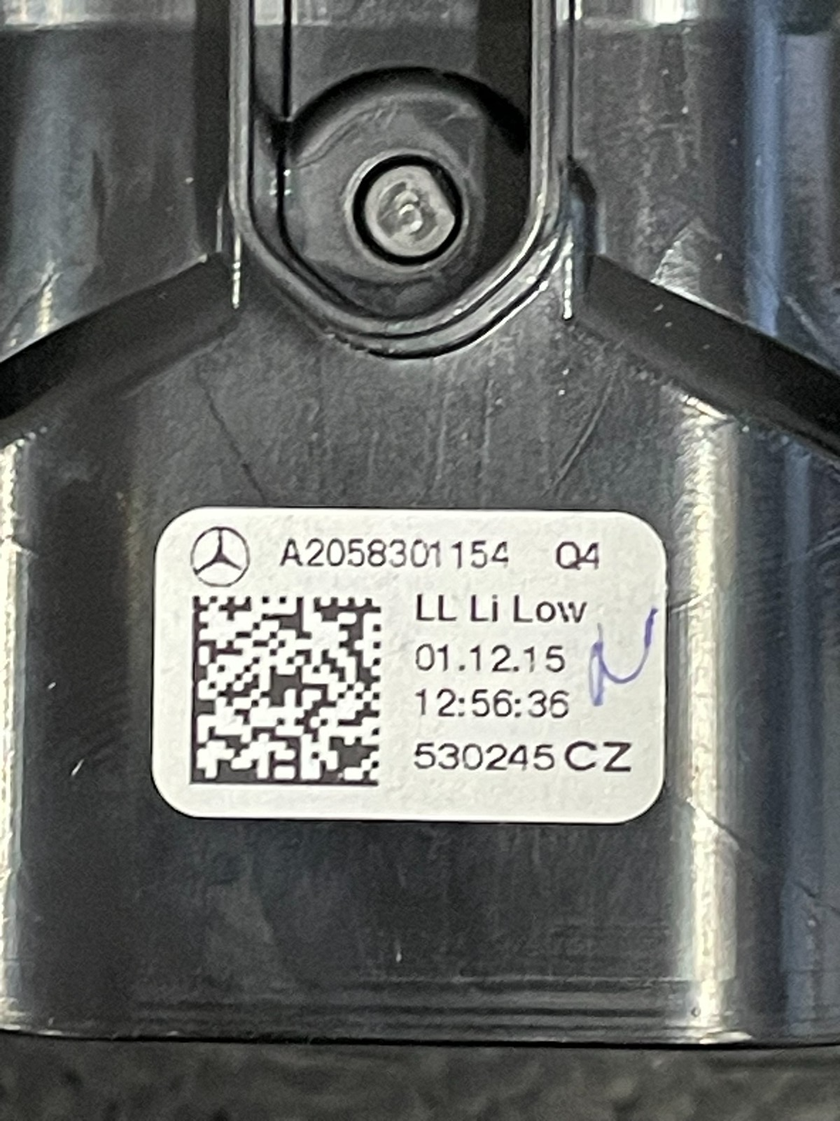 MERCEDES C-KLASSE 205 LUFTDÜSE LUFTAUSSTRÖMER VORN LINKS LL Li A2058301154 TEST - Obrázek 9
