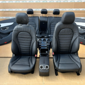 MERCEDES C W205 LEDER SPORT SITZEN KOMPLET NEU DEMONT VOM TEST CAR 117Km, LIM. 1