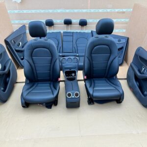 MERCEDES C W205 LEDER SPORT SITZEN KOMPLET NEU DEMONT VOM TEST CAR 95 Km, LIM 3