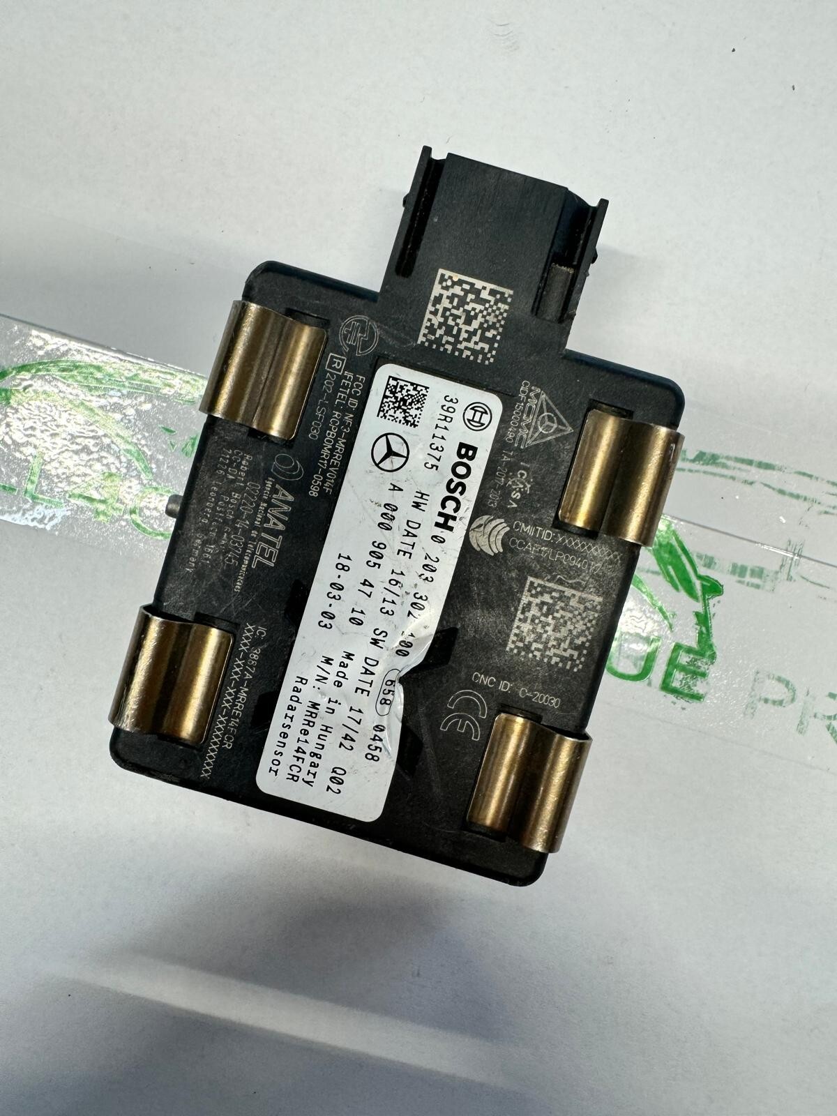 MERCEDES RADAR ABSTAND TOTWINKEL SENZOR A0009054710 FAST NEU DEMONT TEST WAGEN - Obrázek 5