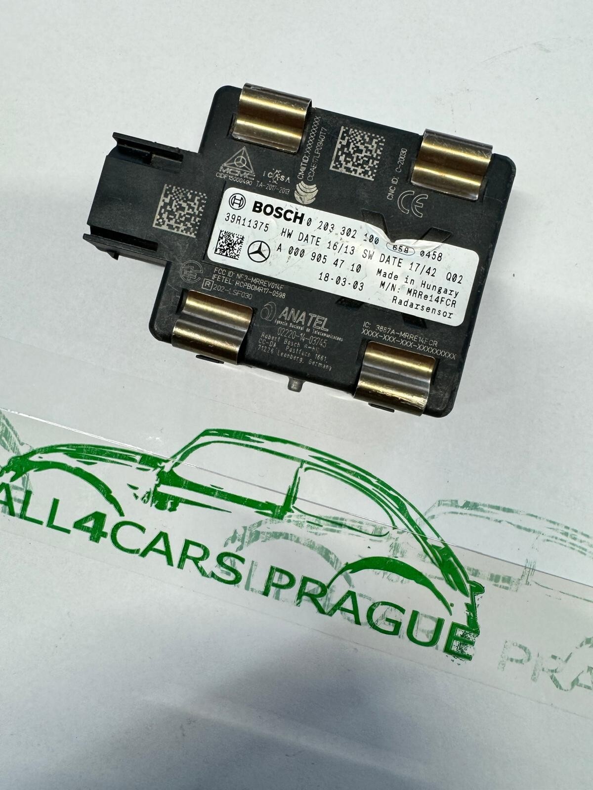 MERCEDES RADAR ABSTAND TOTWINKEL SENZOR A0009054710 FAST NEU DEMONT TEST WAGEN