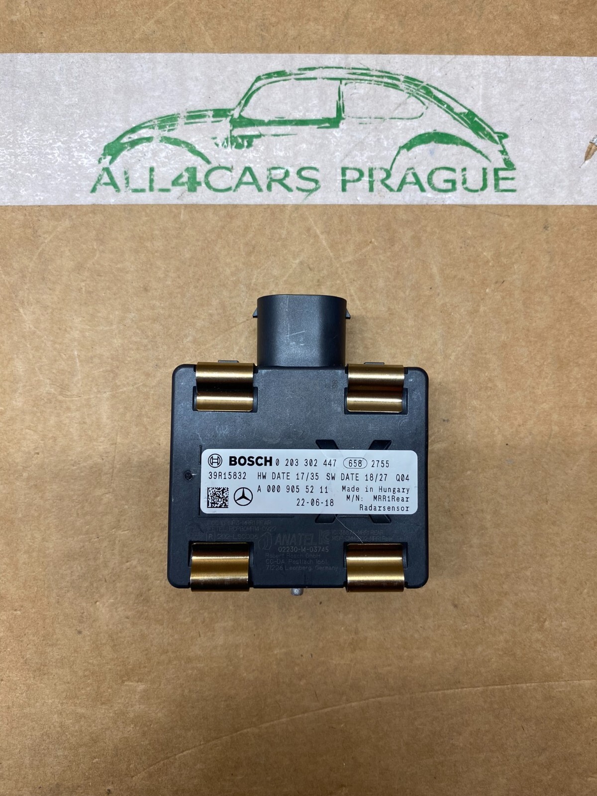 MERCEDES RADARSENSOR ABSTANDRADAR ACC DISTRONICPLUS BOSCH A0009055211 ORIG.NEU!!