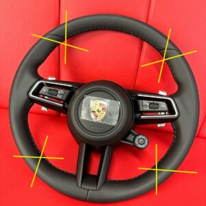 PORSCHE 911 992 LENKRAD LEDER A.I.R.B.A.G STEERING WHEEL AIRBAG 992880201N ORIG