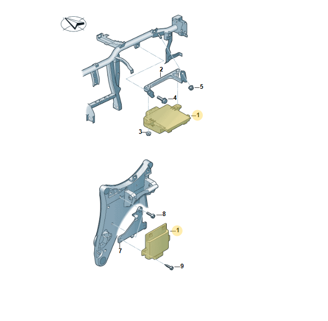 PORSCHE CAYENNE 92A VW TOUAREG 7P SPANNUNGS STEUERGERÄT 7PP959663B = 7PP959663C - Obrázek 4