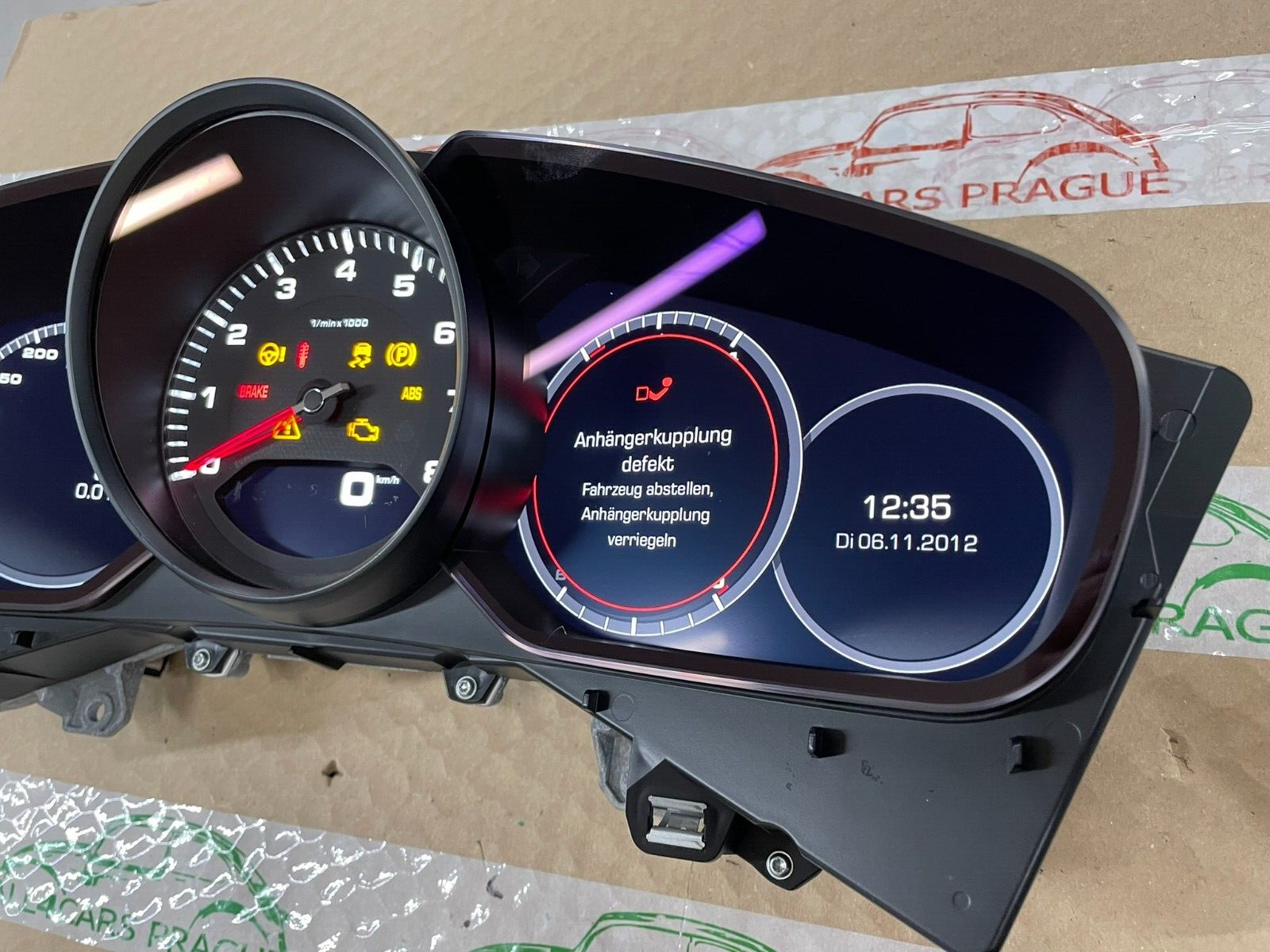 PORSCHE CAYENNE TACHOMETER KOMBIINSTRUMENT CLUSTER 9Y0920935A 6N3 ORIG.NEU 0 KM - Obrázek 11