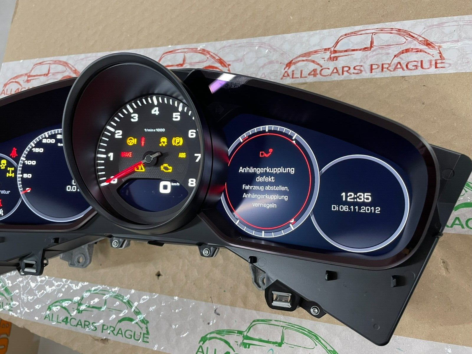PORSCHE CAYENNE TACHOMETER KOMBIINSTRUMENT CLUSTER 9Y0920935A 6N3 ORIG.NEU 0 KM - Obrázek 12